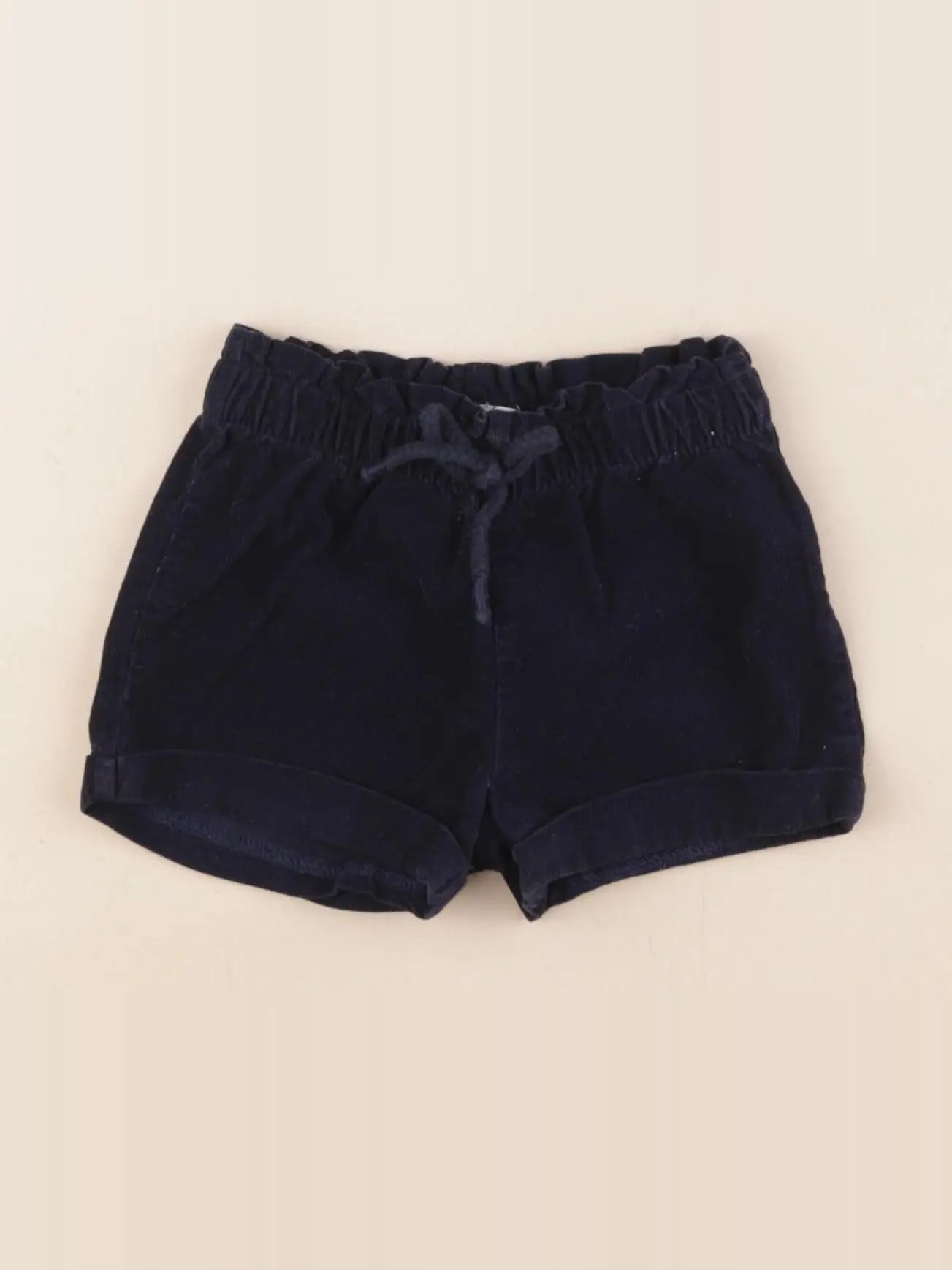 Vertbaudet - short bleu - 9 mois