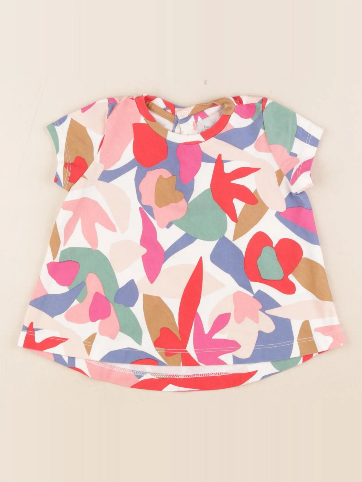 Natalys - tee-shirt multicolore - 18 mois
