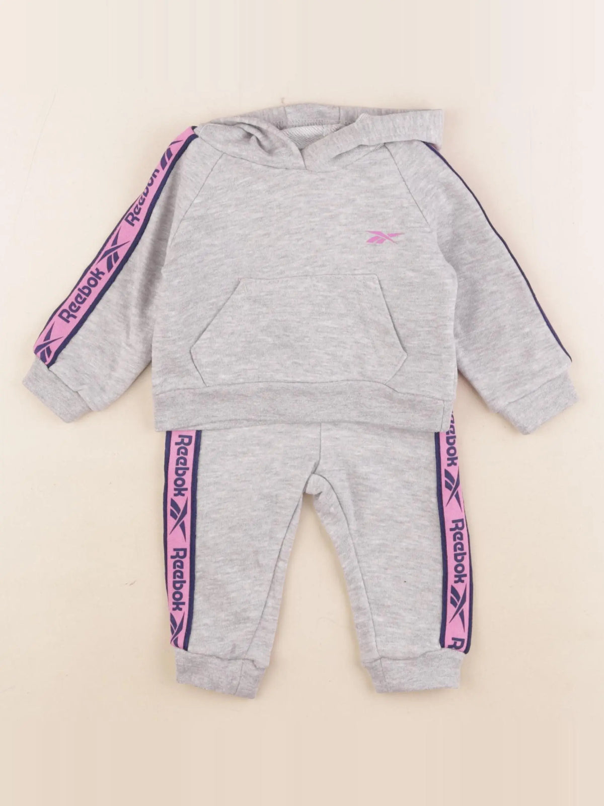 Reebok - ensemble gris - 3/6 mois