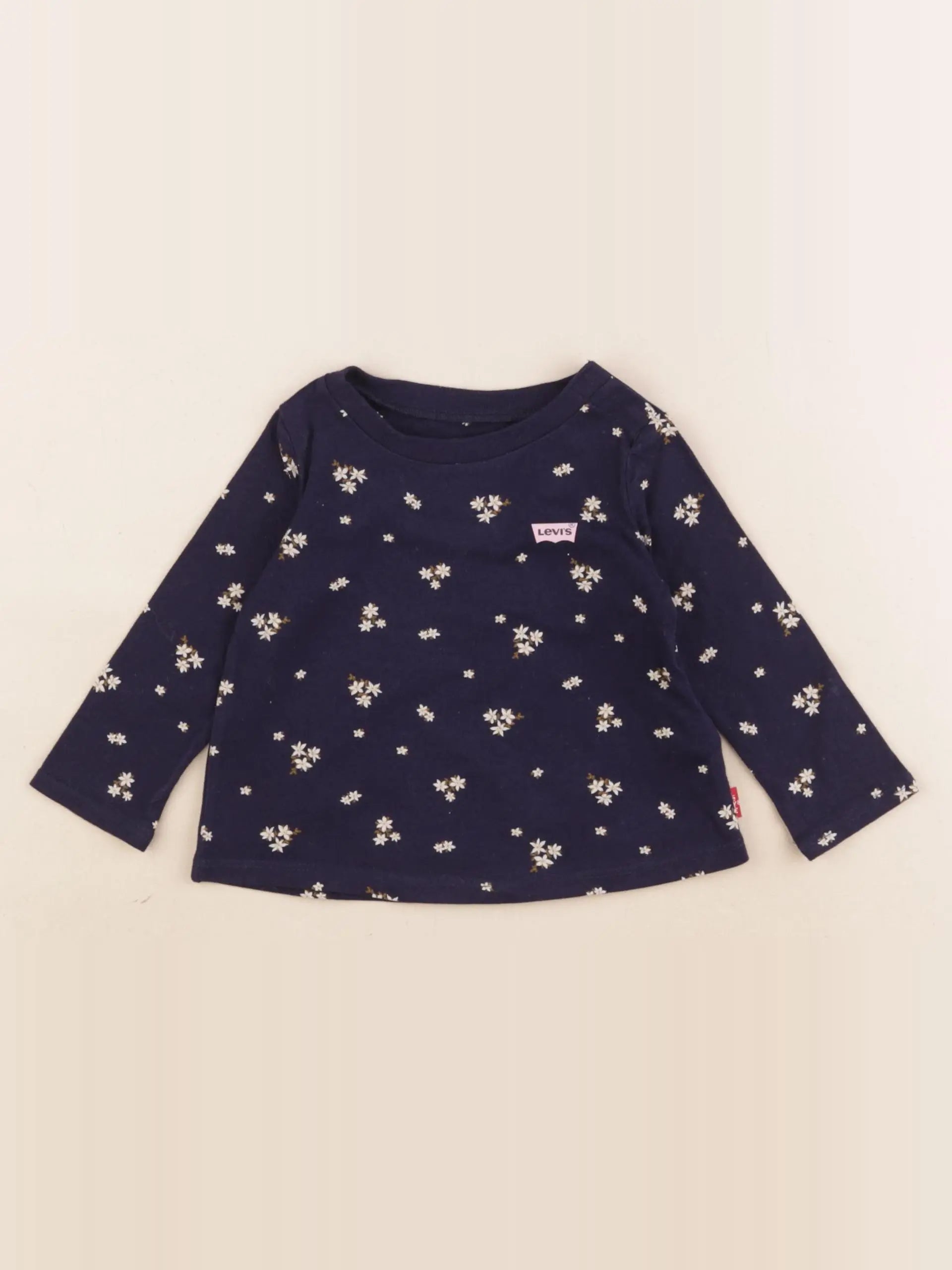 Levi's - tee-shirt bleu - 6 mois