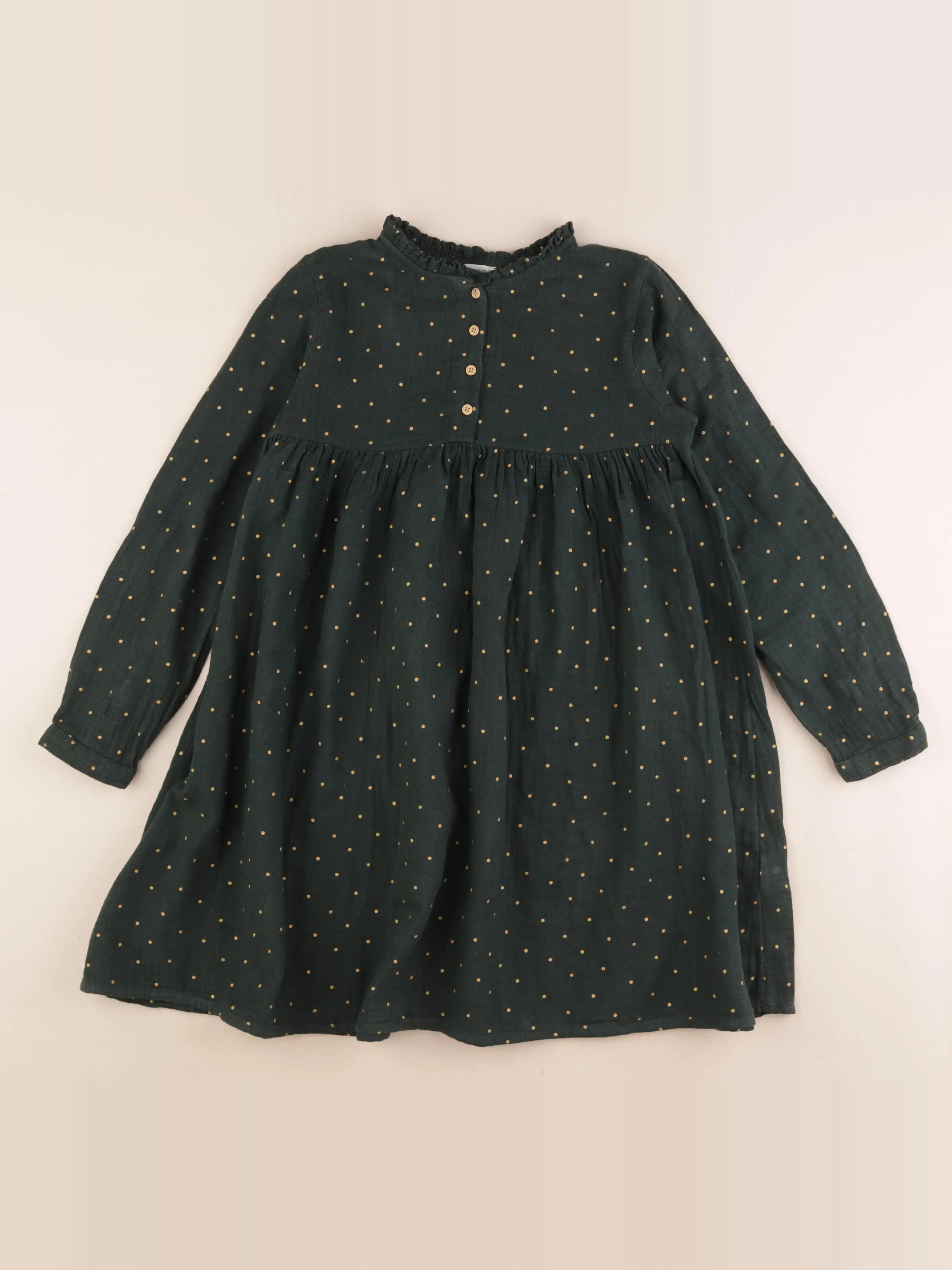 Vertbaudet - robe vert - 9 ans