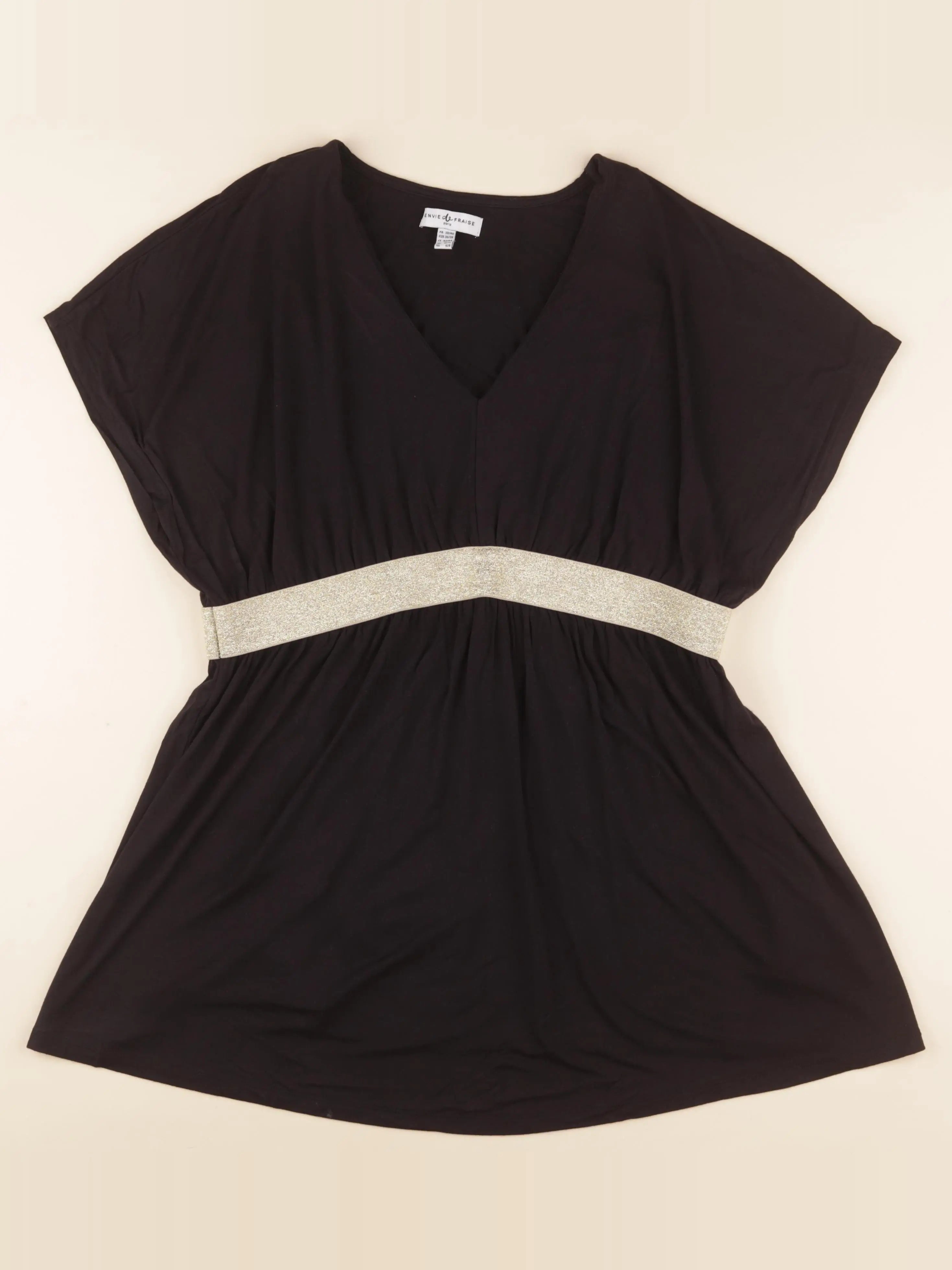 Envie de fraise - tee-shirt grossesse noir - 38 à 40