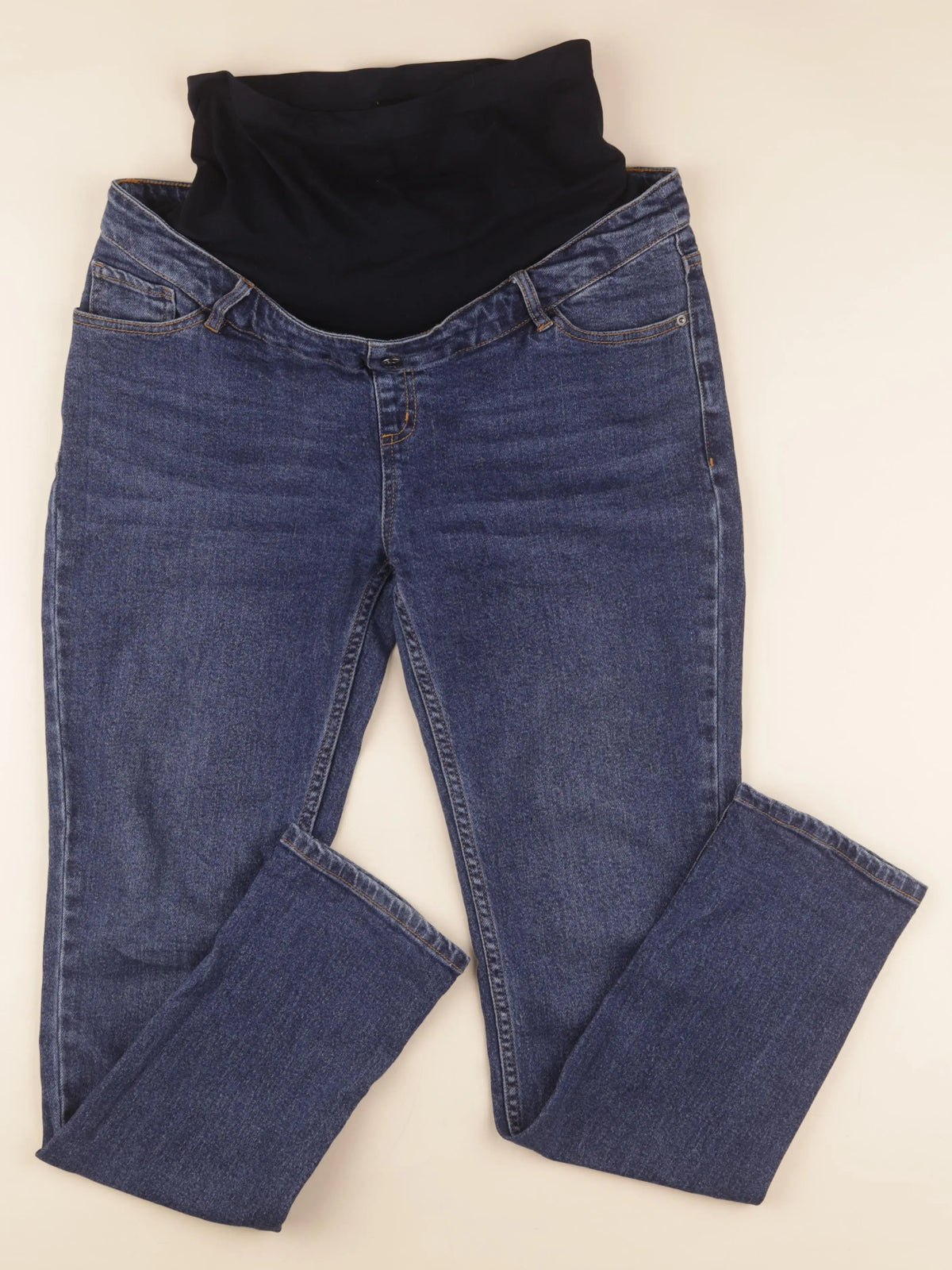 Envie de fraise - jean grossesse bleu - 40