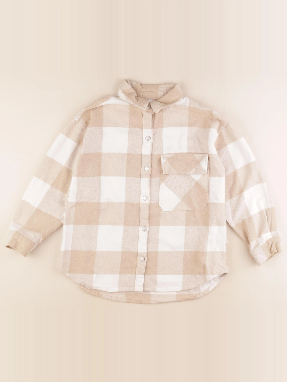 Zara - chemise beige - 11/12 ans