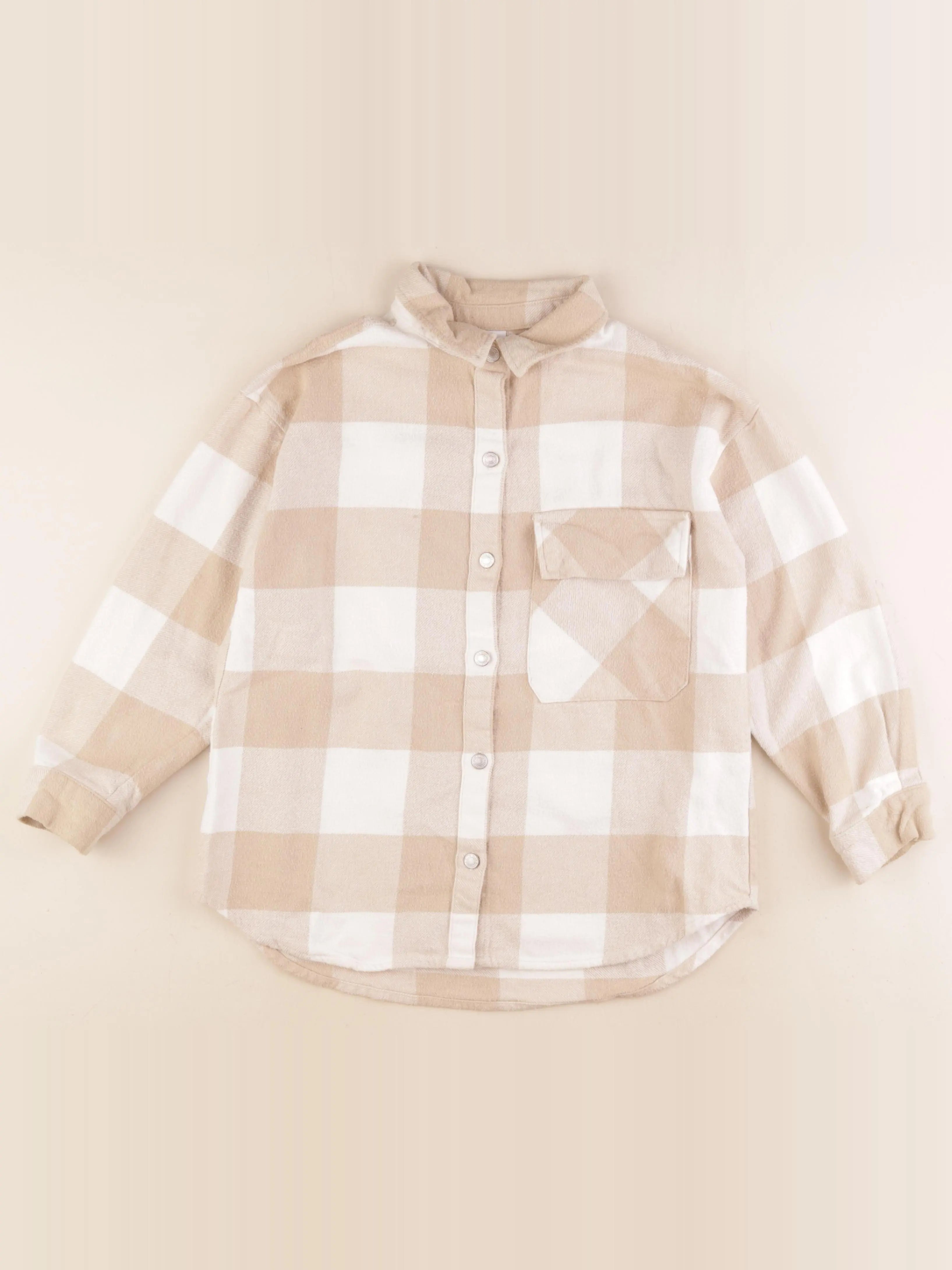 Zara - chemise beige - 11/12 ans
