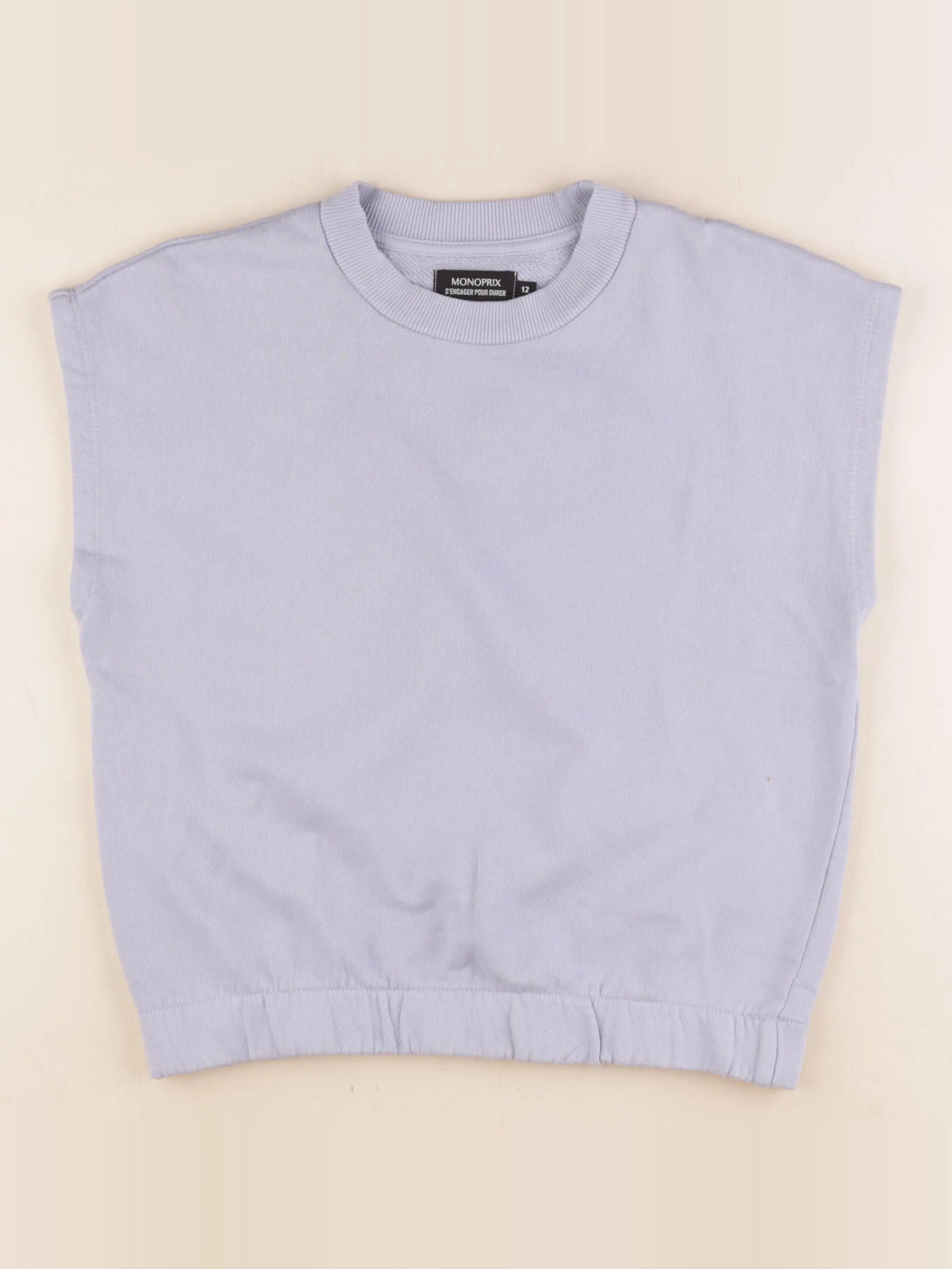 Monoprix - sweat bleu - 12 ans