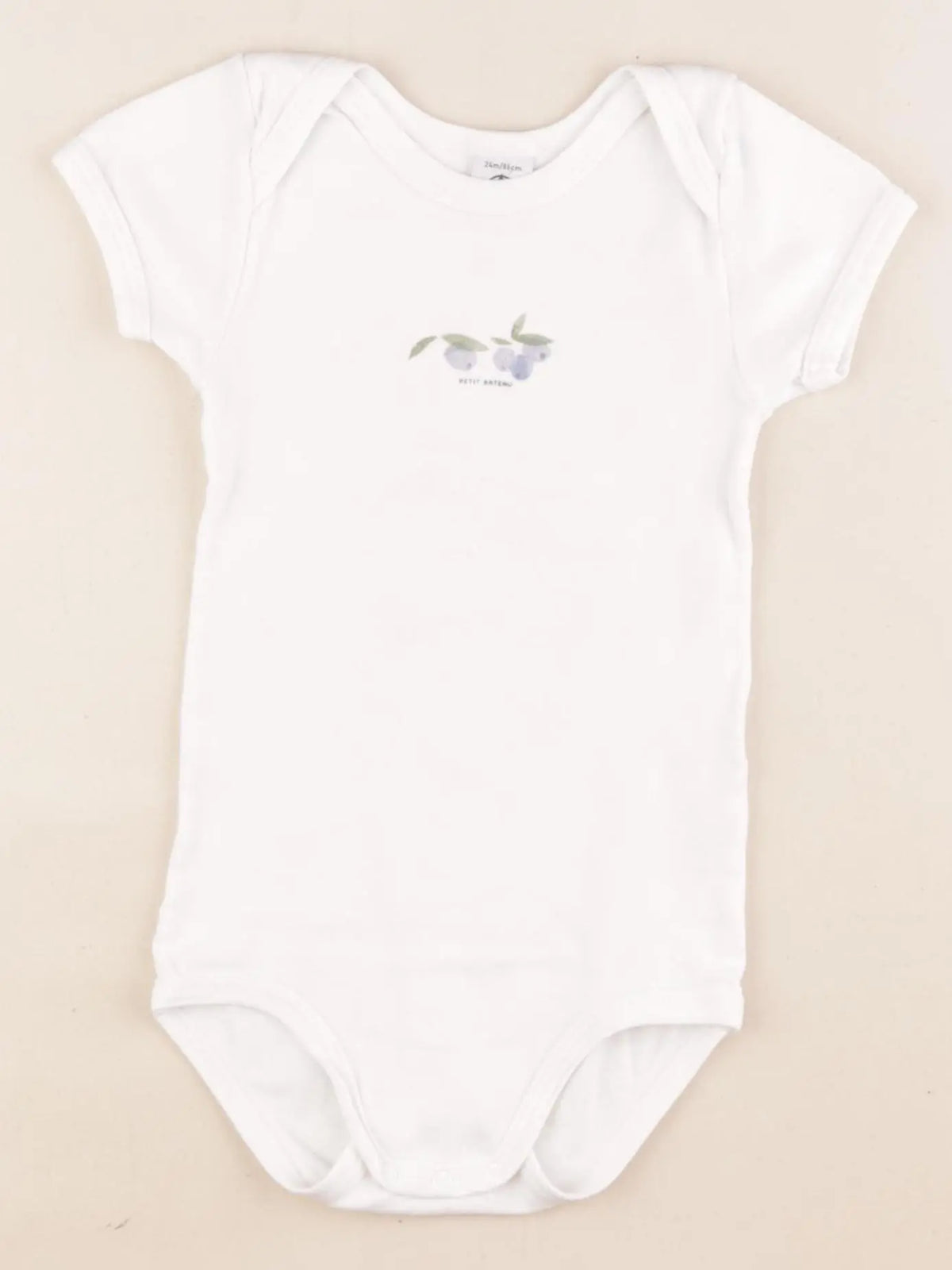 Petit Bateau - body blanc - 24 mois