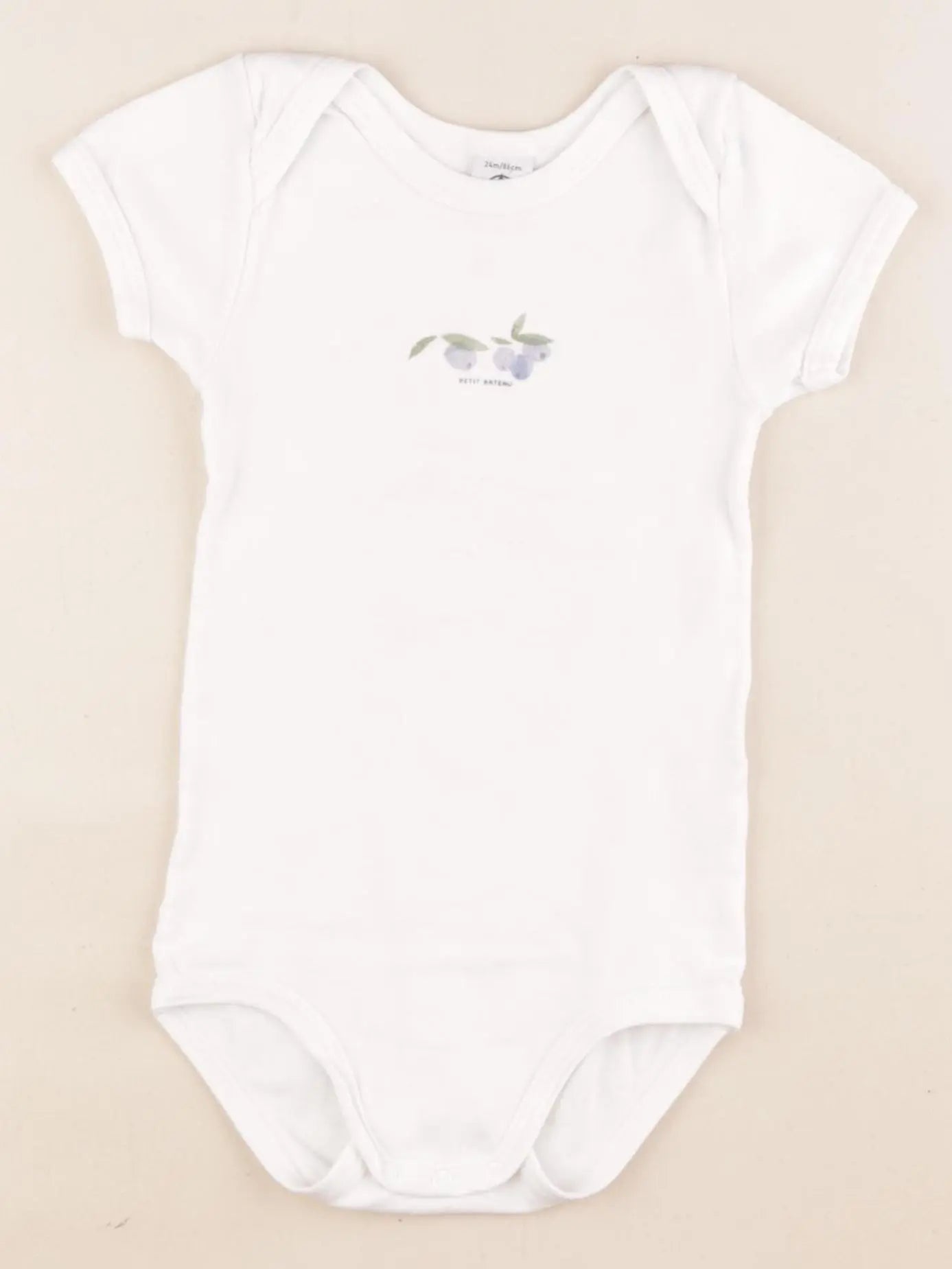 Petit Bateau - body blanc - 24 mois