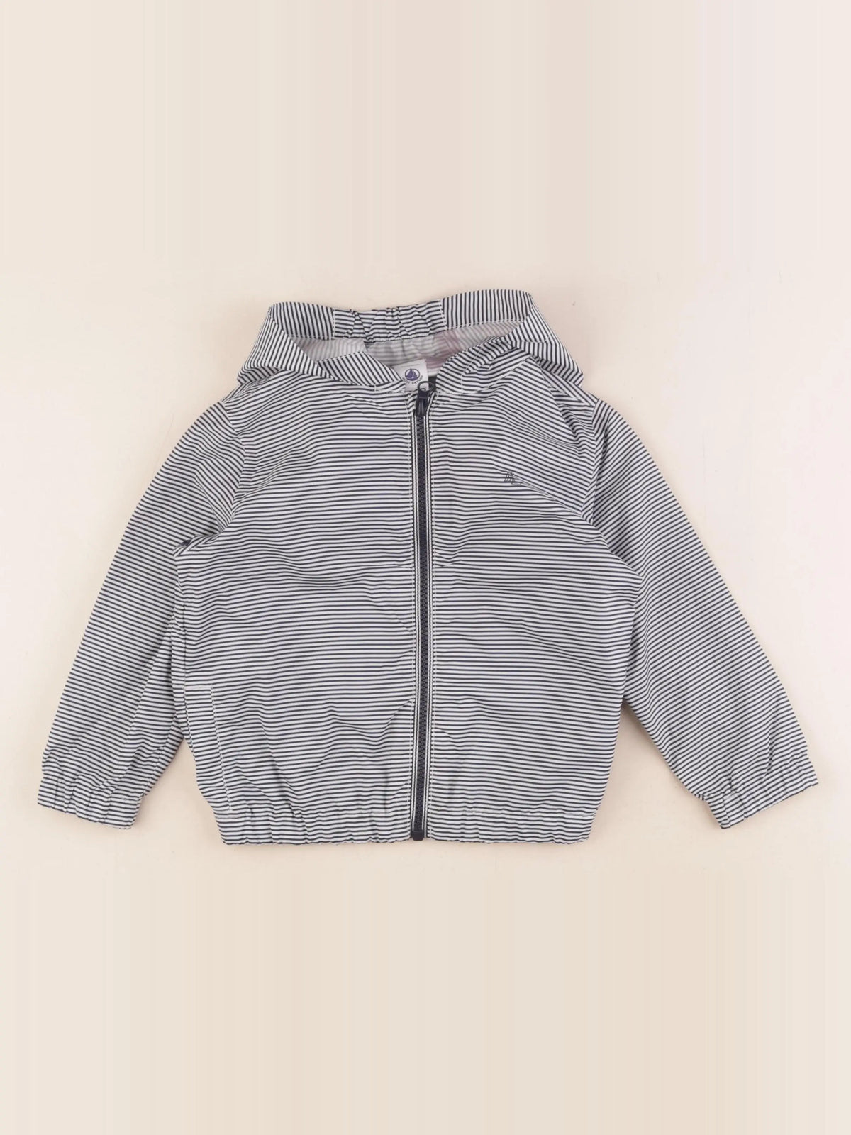 Petit Bateau - imperméable bleu - 3 ans