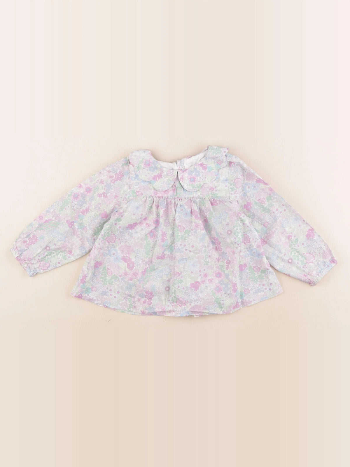Jacadi - blouse liberty multicolore - 18 mois