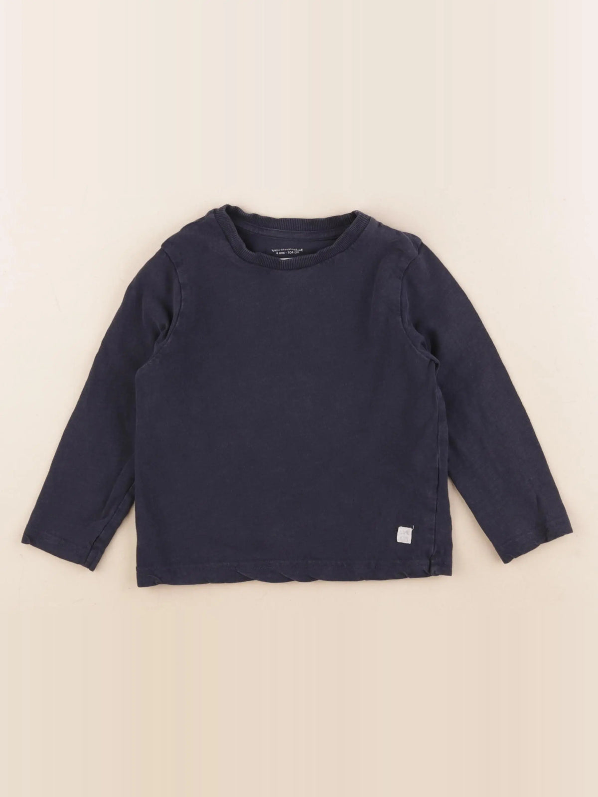 Vertbaudet - tee-shirt bleu - 4 ans