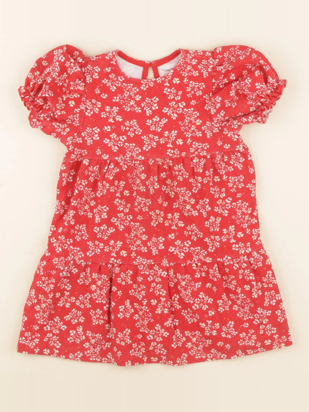 Vertbaudet - robe rouge - 3 ans
