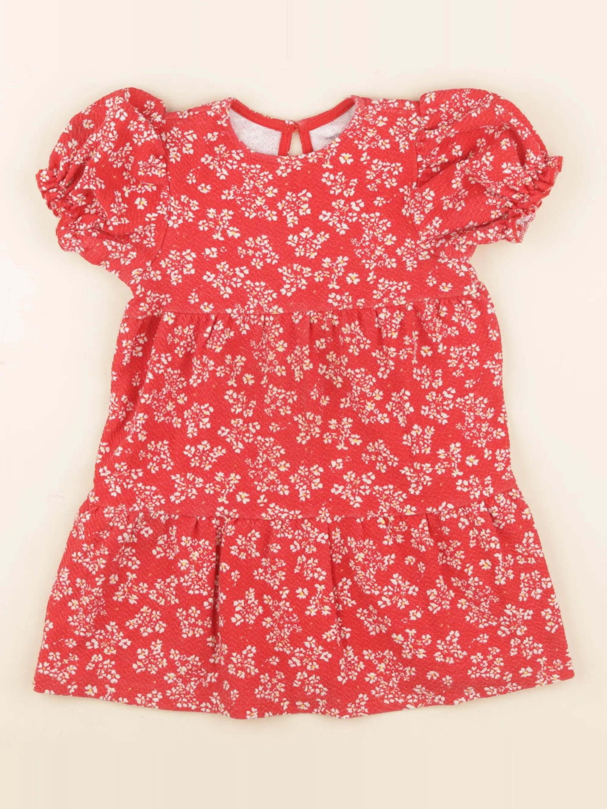 Vertbaudet - robe rouge - 3 ans