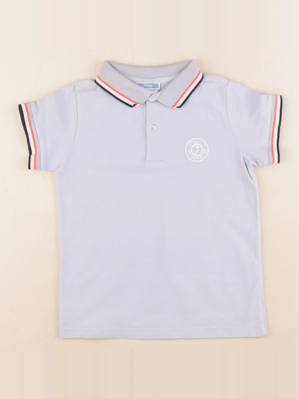 Jacadi - polo bleu - 6 ans