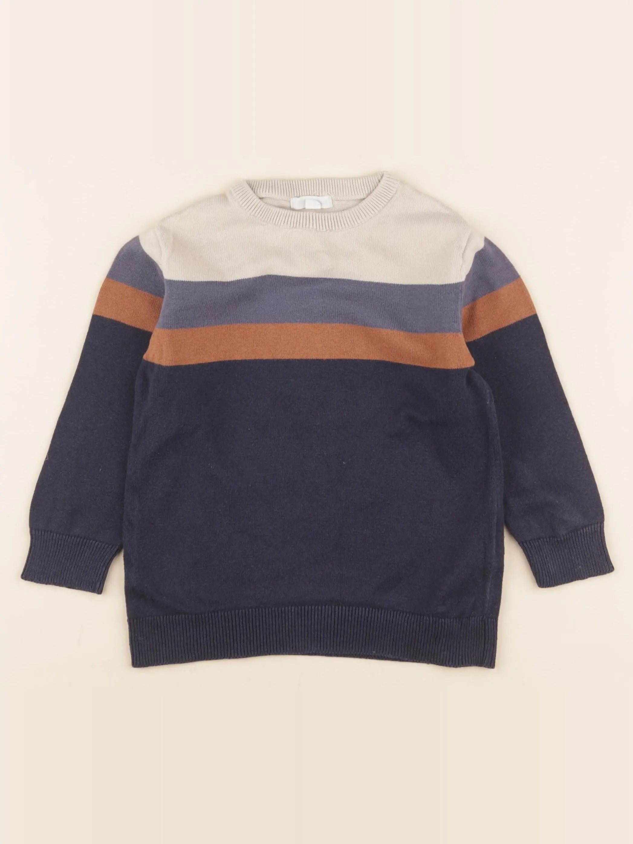 Vertbaudet - pull multicolore - 4 ans