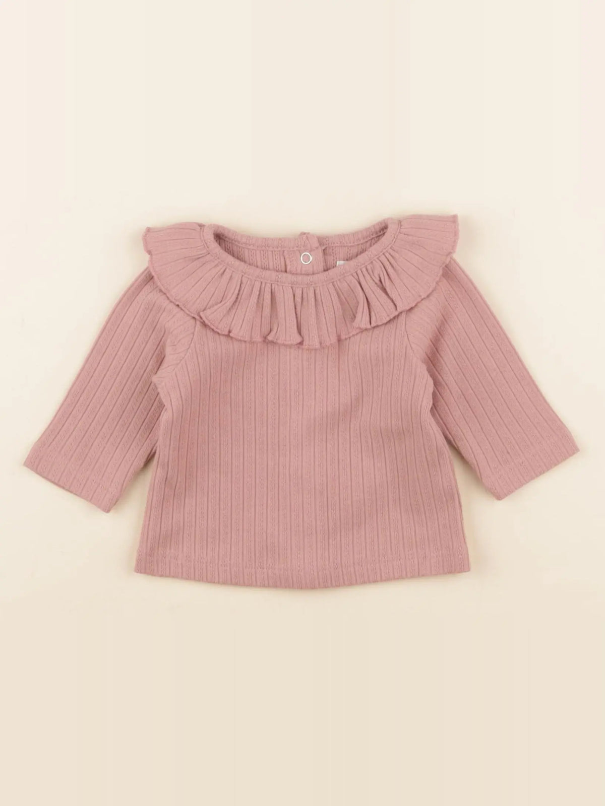 Vertbaudet - tee-shirt rose - 1 mois