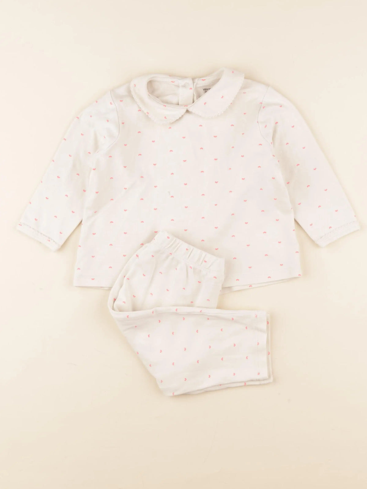 Vertbaudet - pyjama coton multicolore - 18 mois