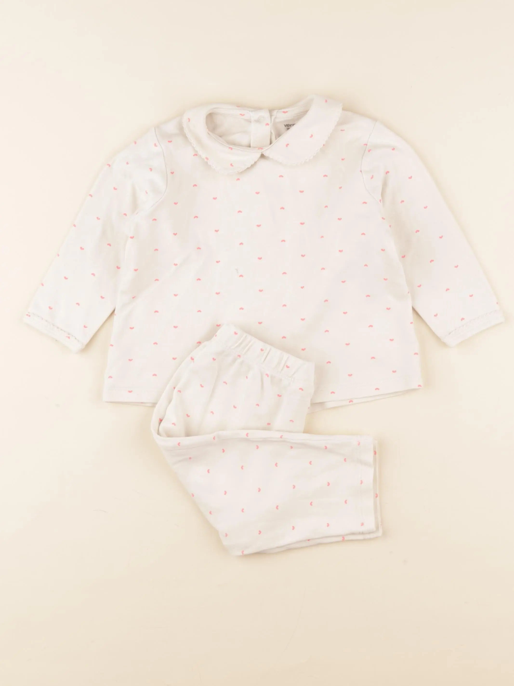 Vertbaudet - pyjama coton multicolore - 18 mois