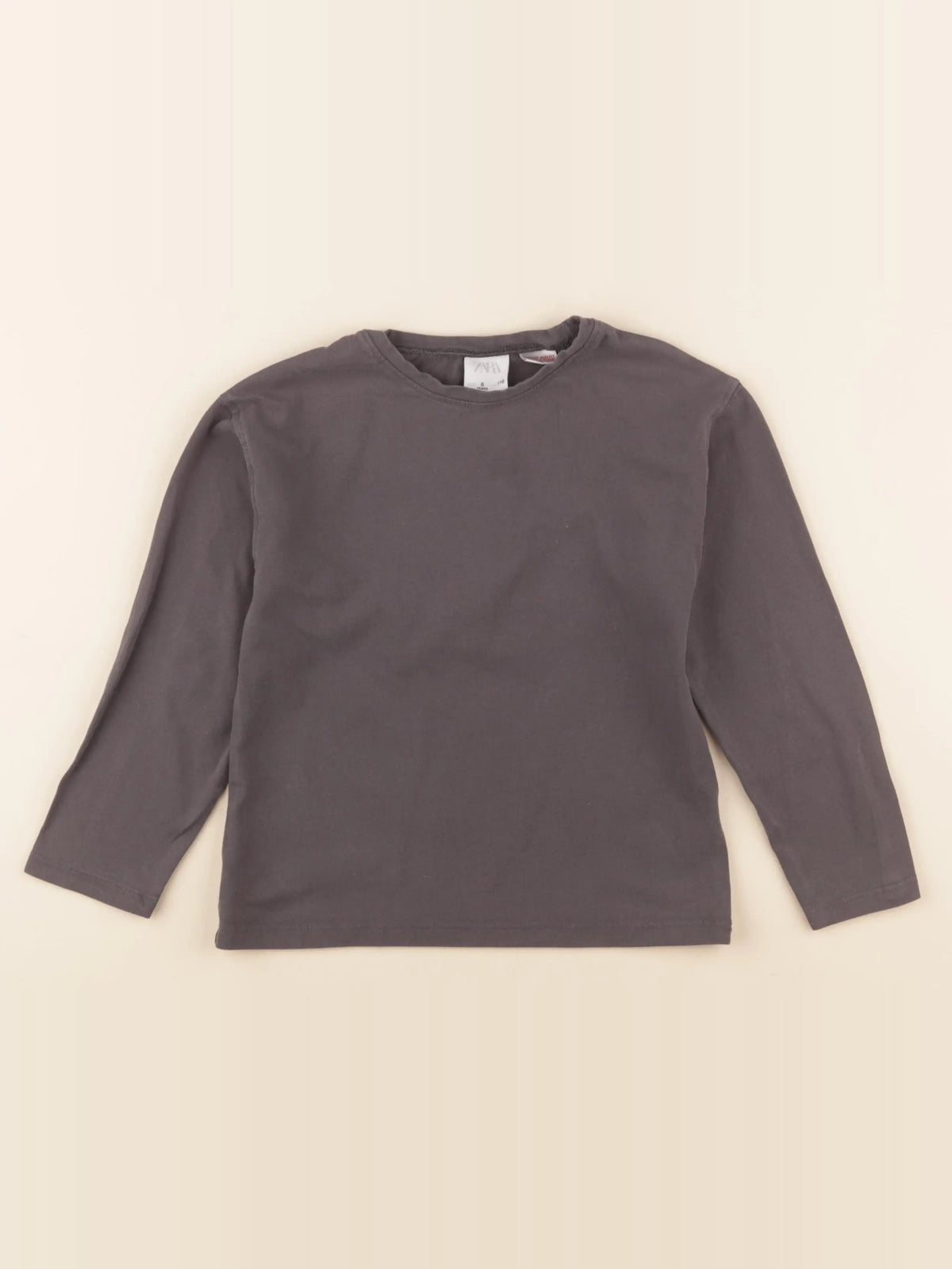 Zara - tee-shirt gris - 6 ans