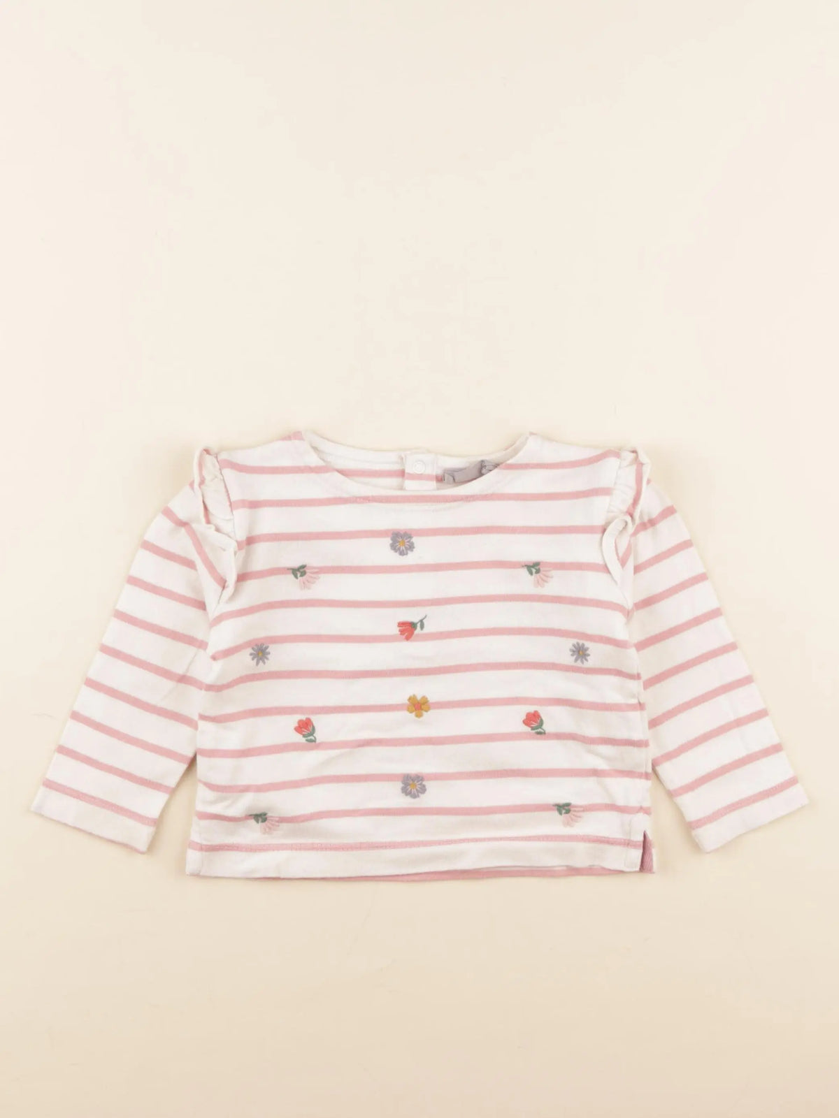 Boutchou - tee-shirt rose - 9 mois