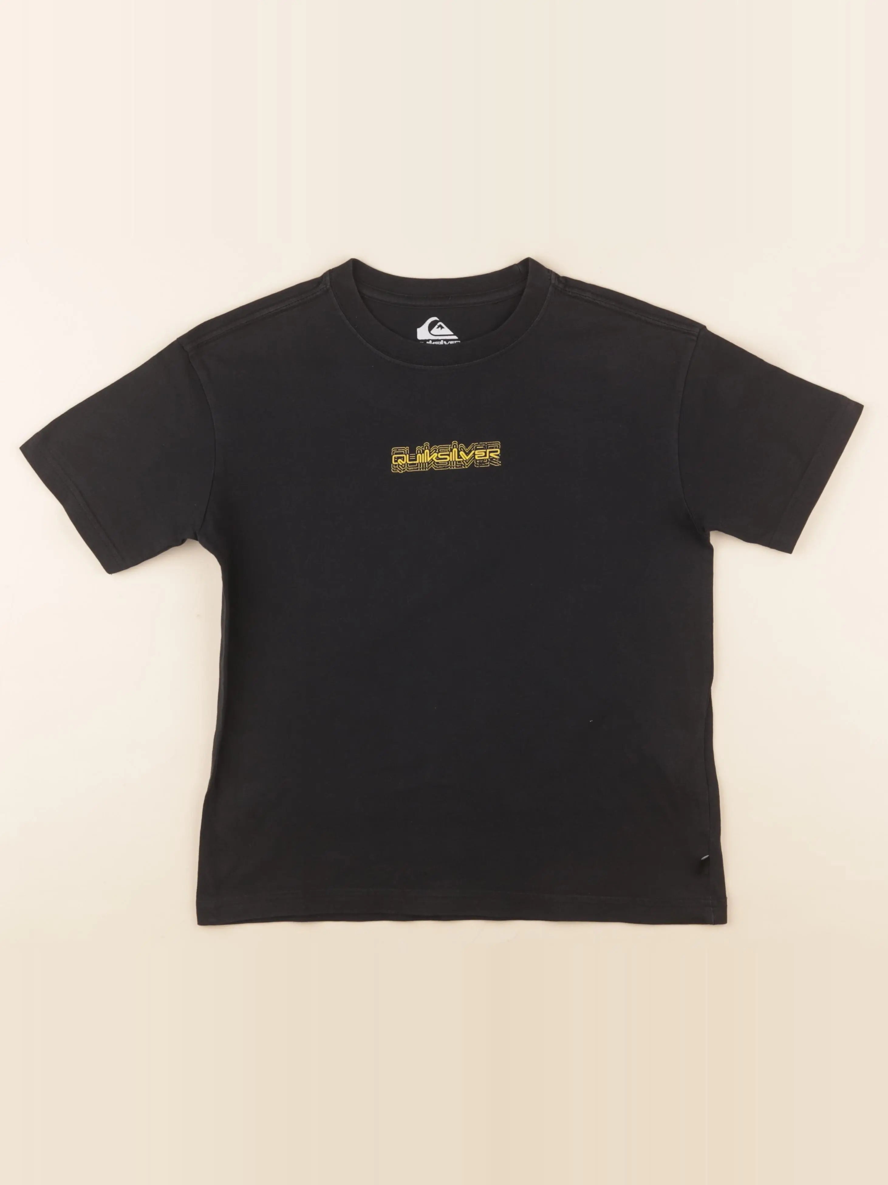 Quiksilver - tee-shirt imprimé au dos noir - 8 ans