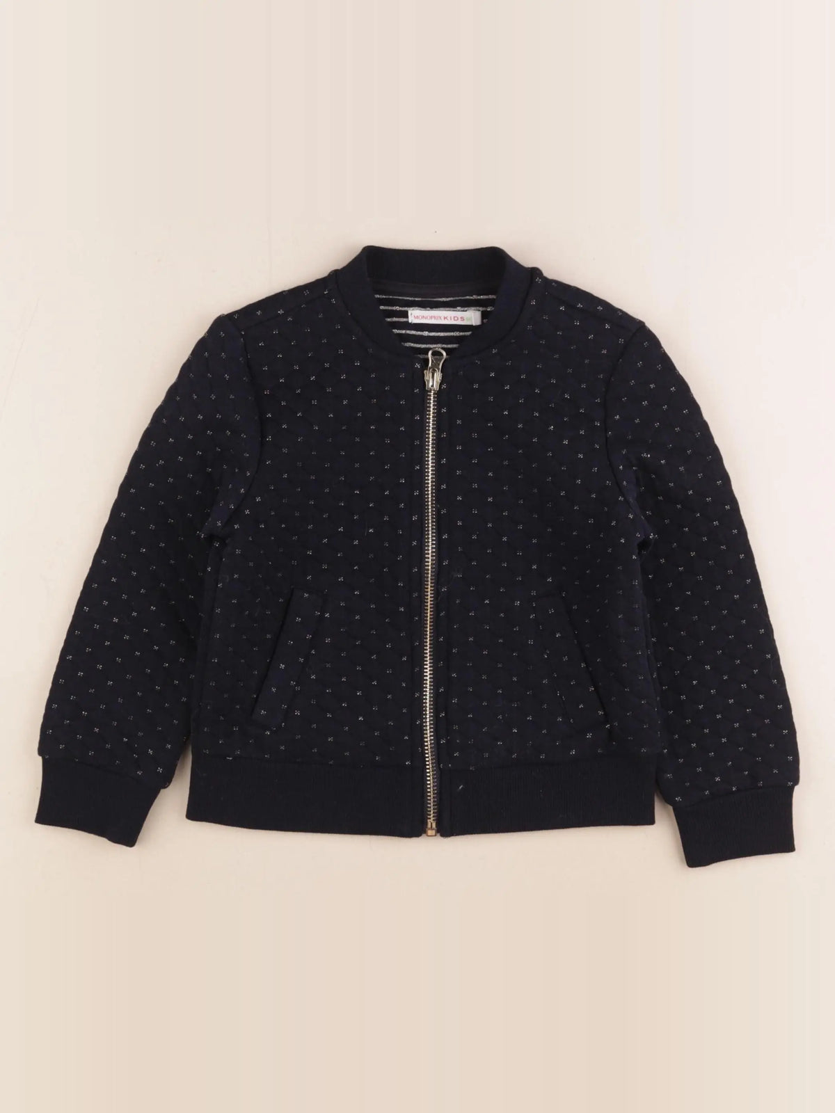 Monoprix - sweat bleu - 3 ans