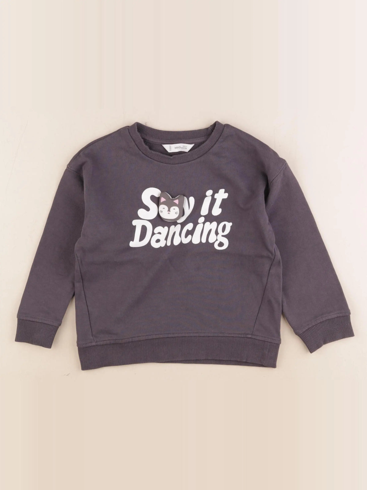 Mango - sweat gris - 3/4 ans