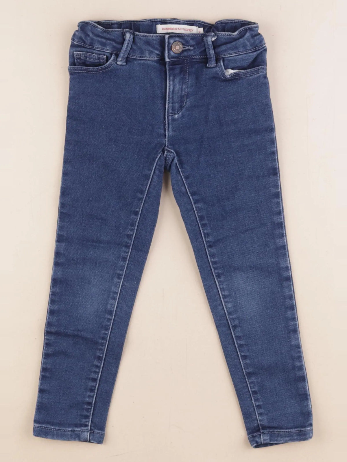 Monoprix - jean bleu - 3 ans