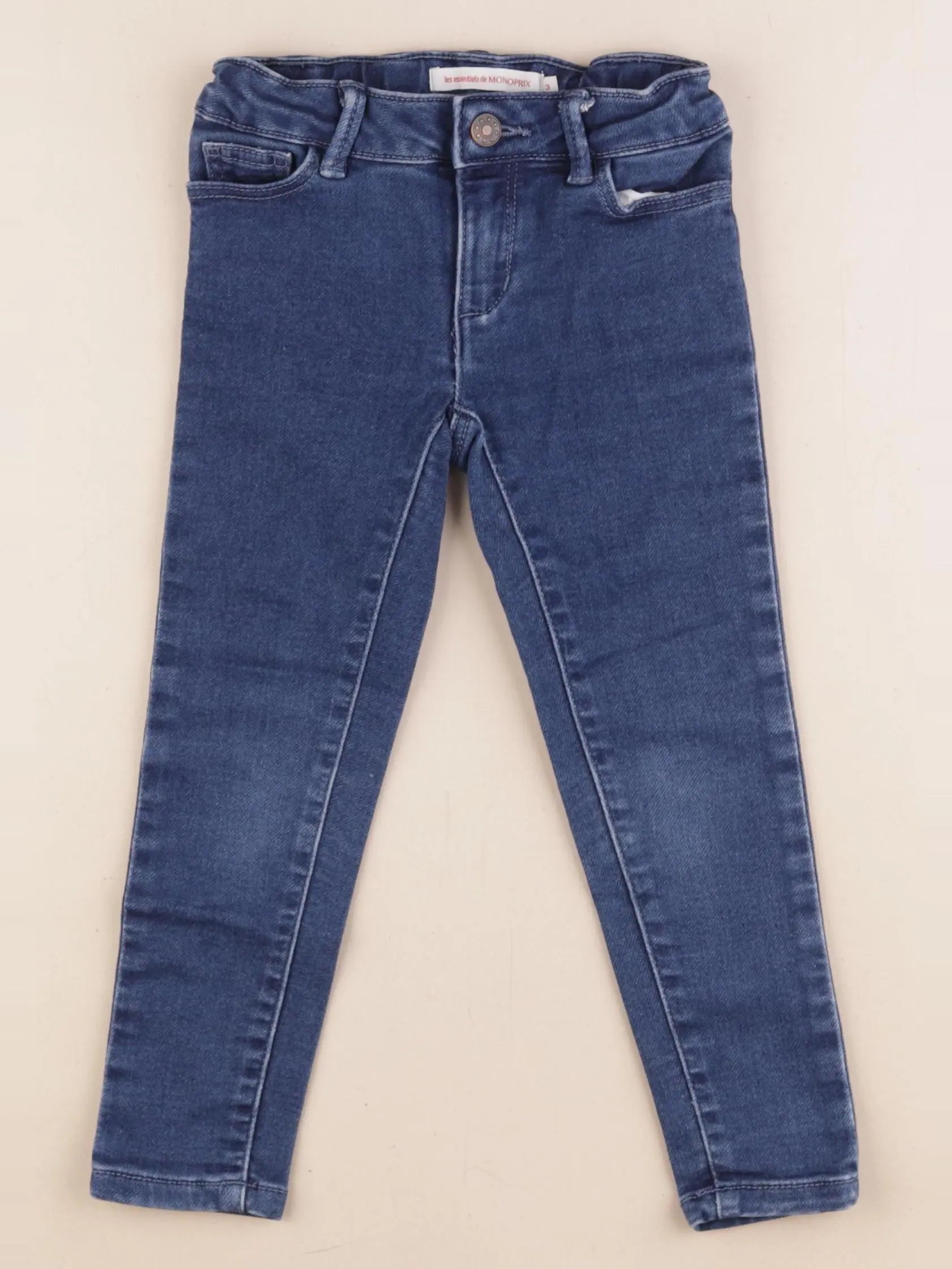 Monoprix - jean bleu - 3 ans