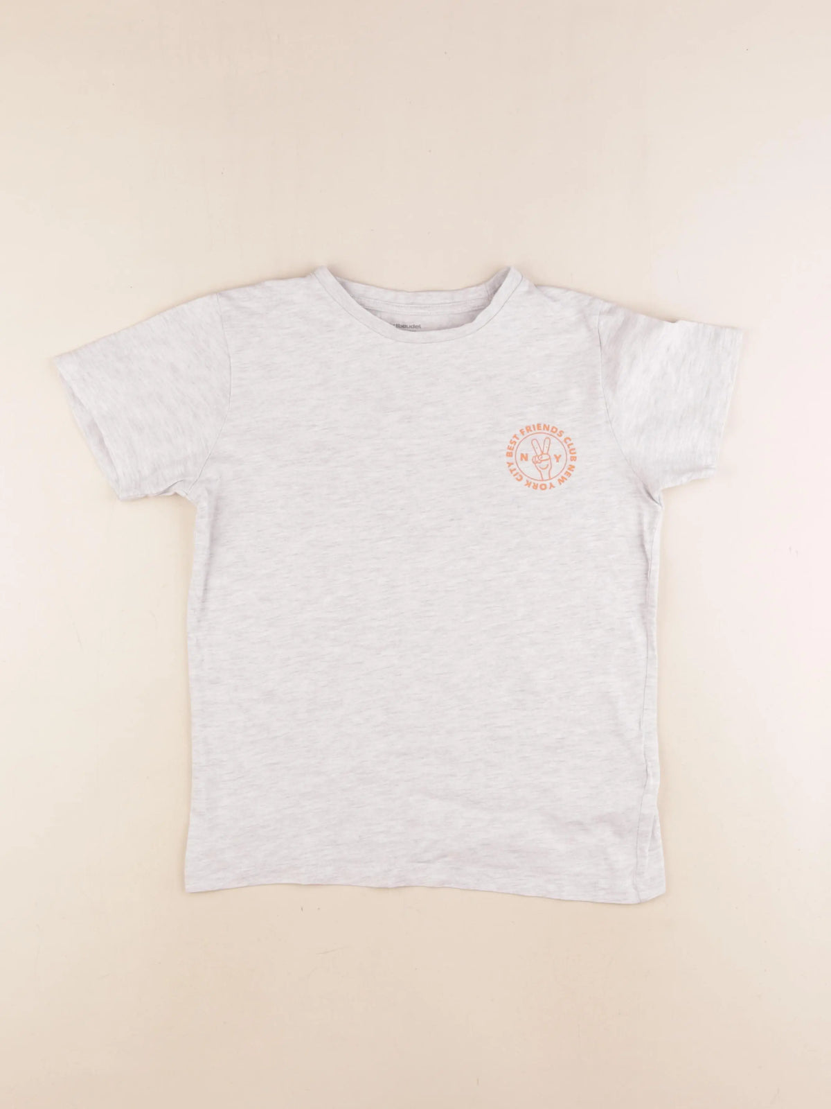 Vertbaudet - tee-shirt gris - 10 ans