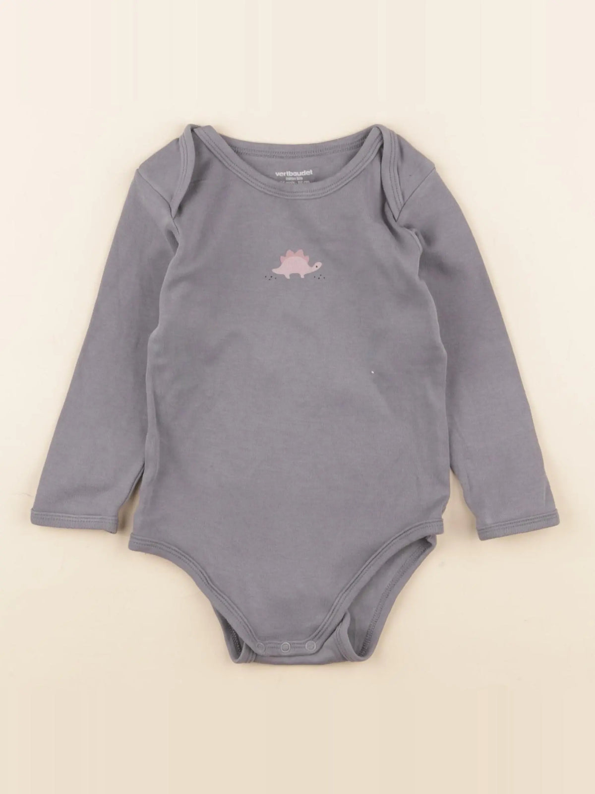 Vertbaudet - body gris - 24 mois