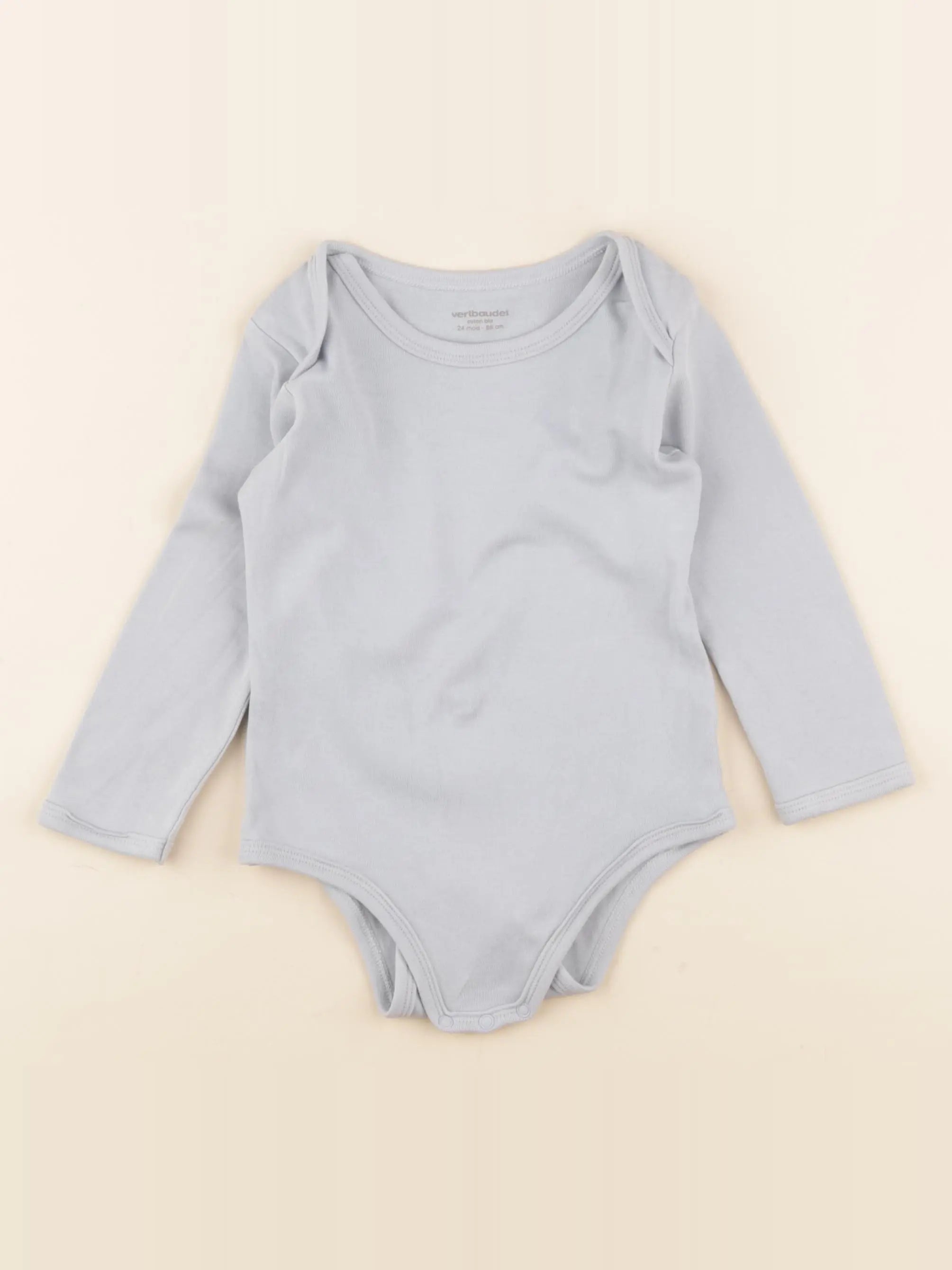 Vertbaudet - body bleu - 24 mois