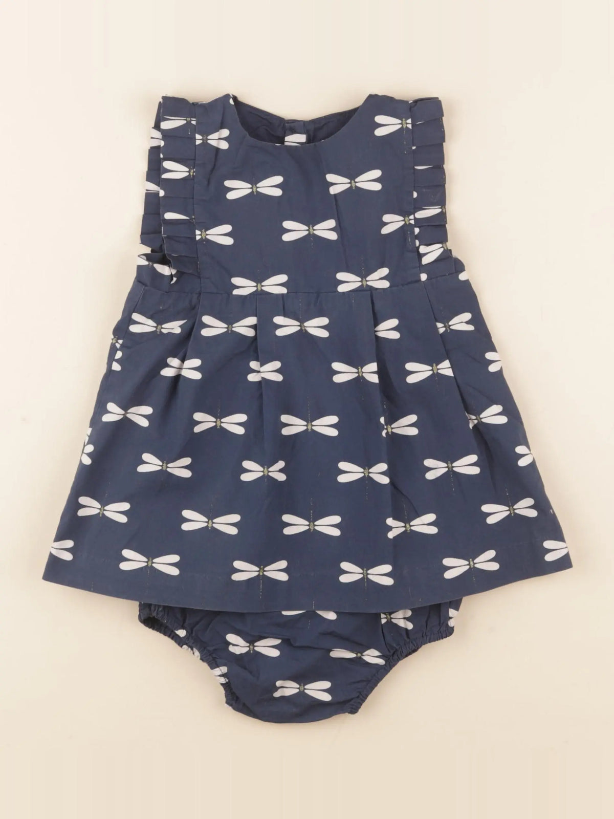 Jacadi - robe bleu - 12 mois