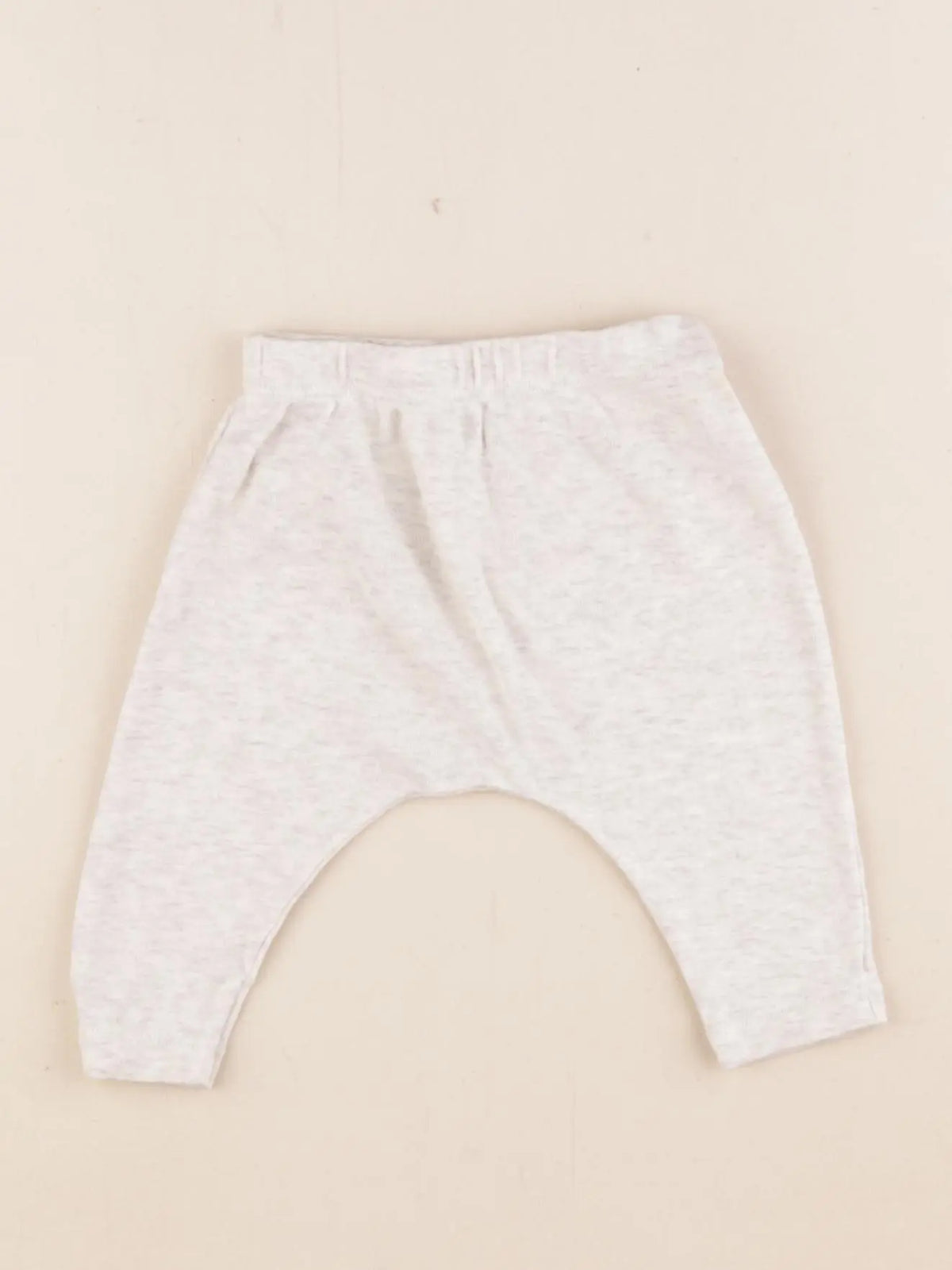 Petit Bateau - sarouel beige, gris - 3 mois