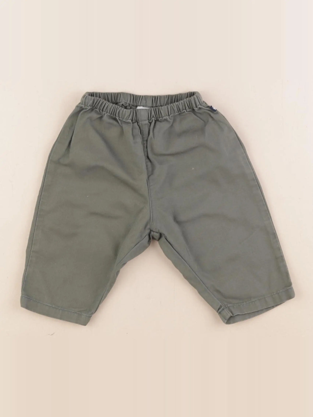 Petit Bateau - pantalon vert - 6 mois
