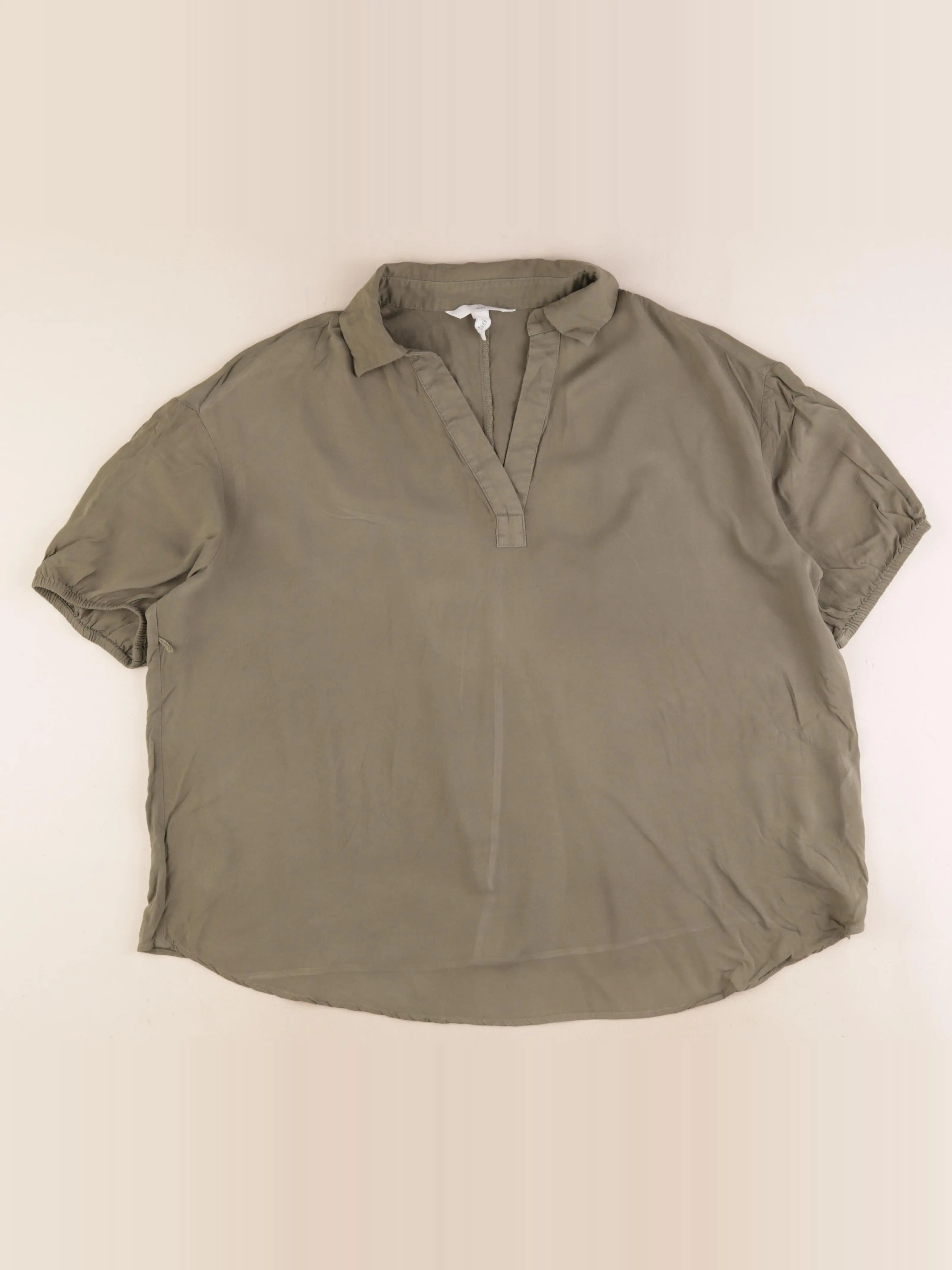 H&M - blouse grossesse vert - s