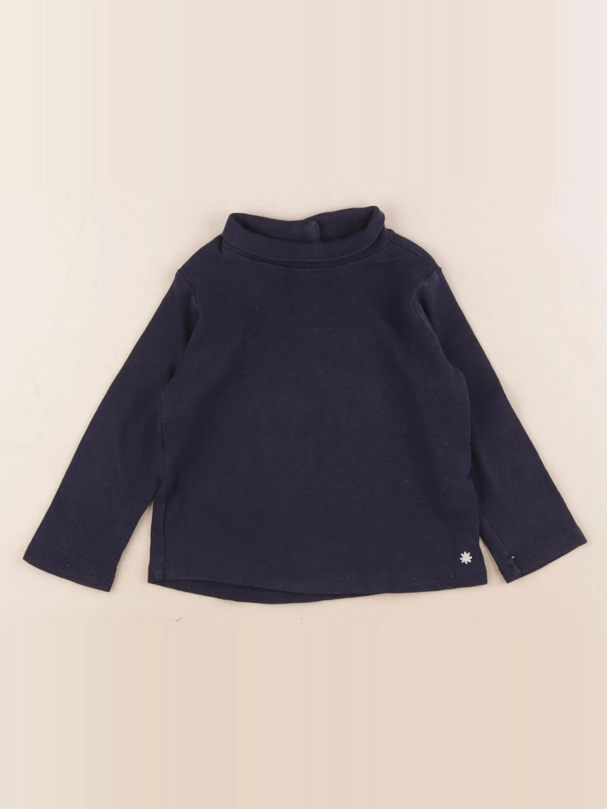 Zara - sous-pull bleu - 12/18 mois