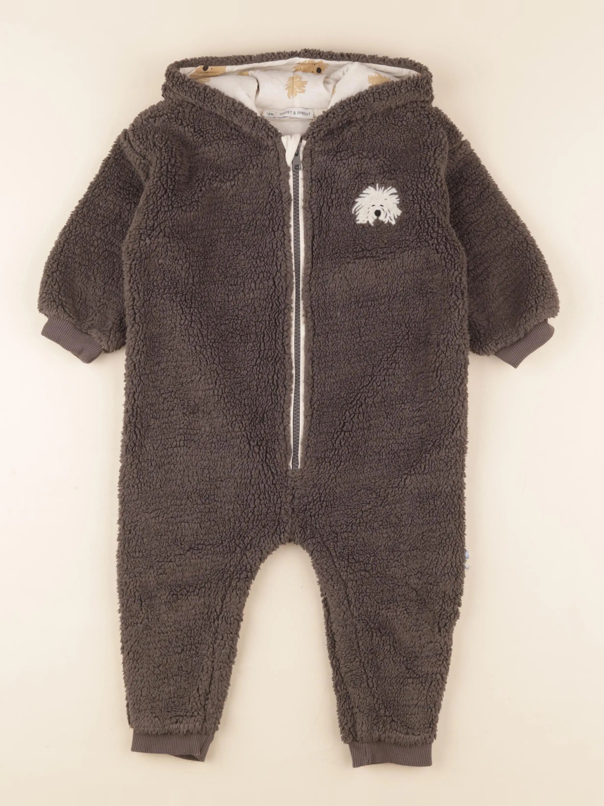 Sproet & Sprout - sur-pyjama marron - 18 mois