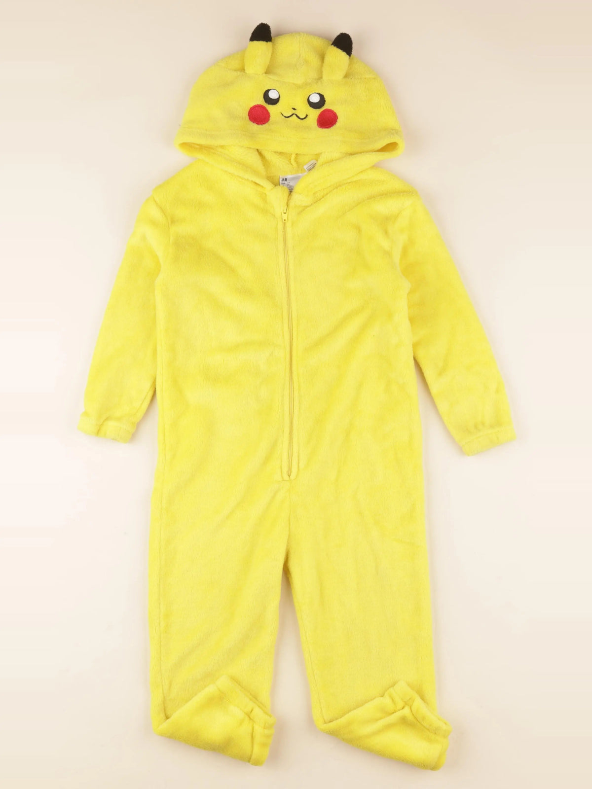 H&M - sur-pyjama jaune - 3/4 ans