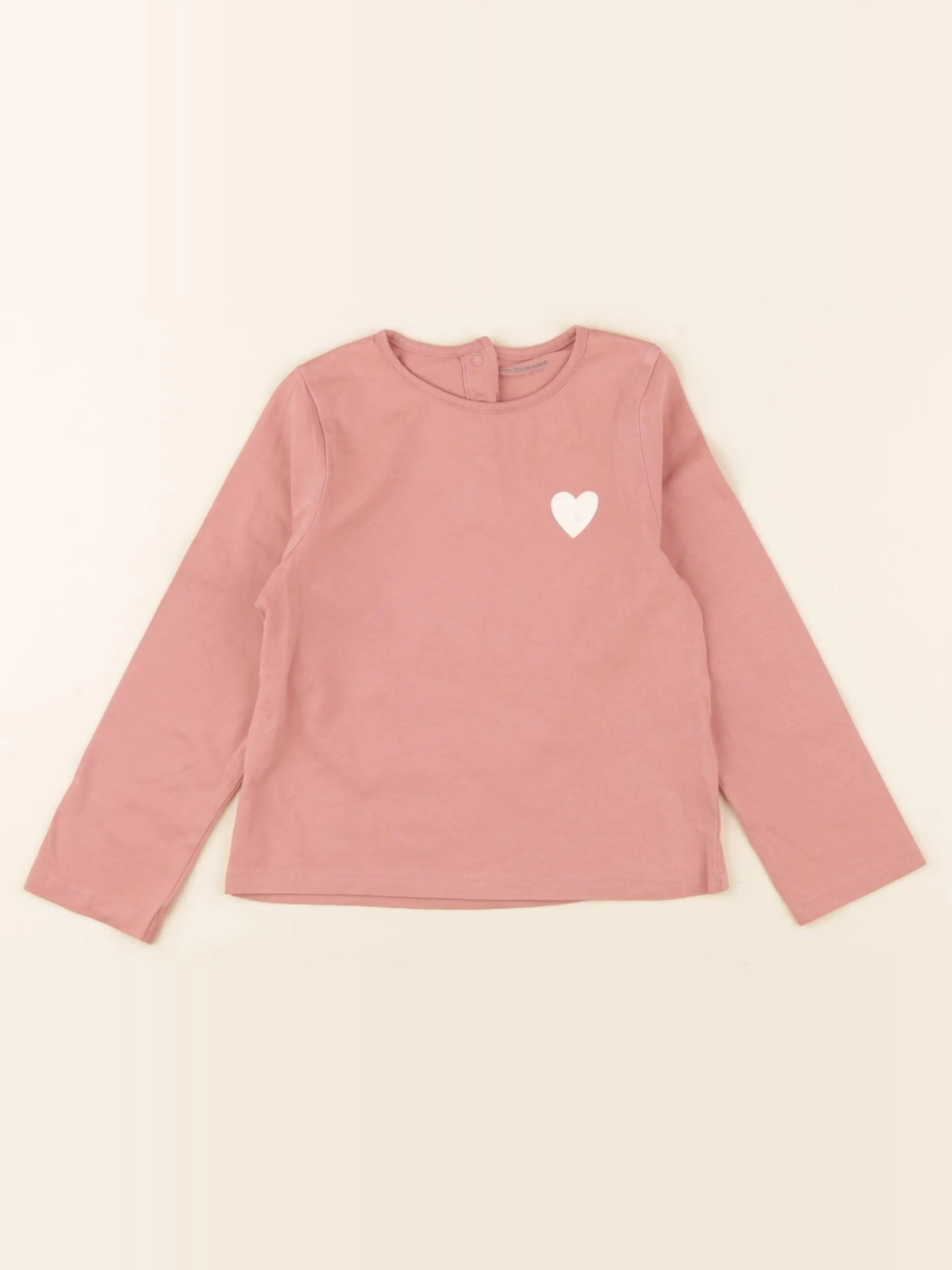 Vertbaudet - tee-shirt rose - 36 mois