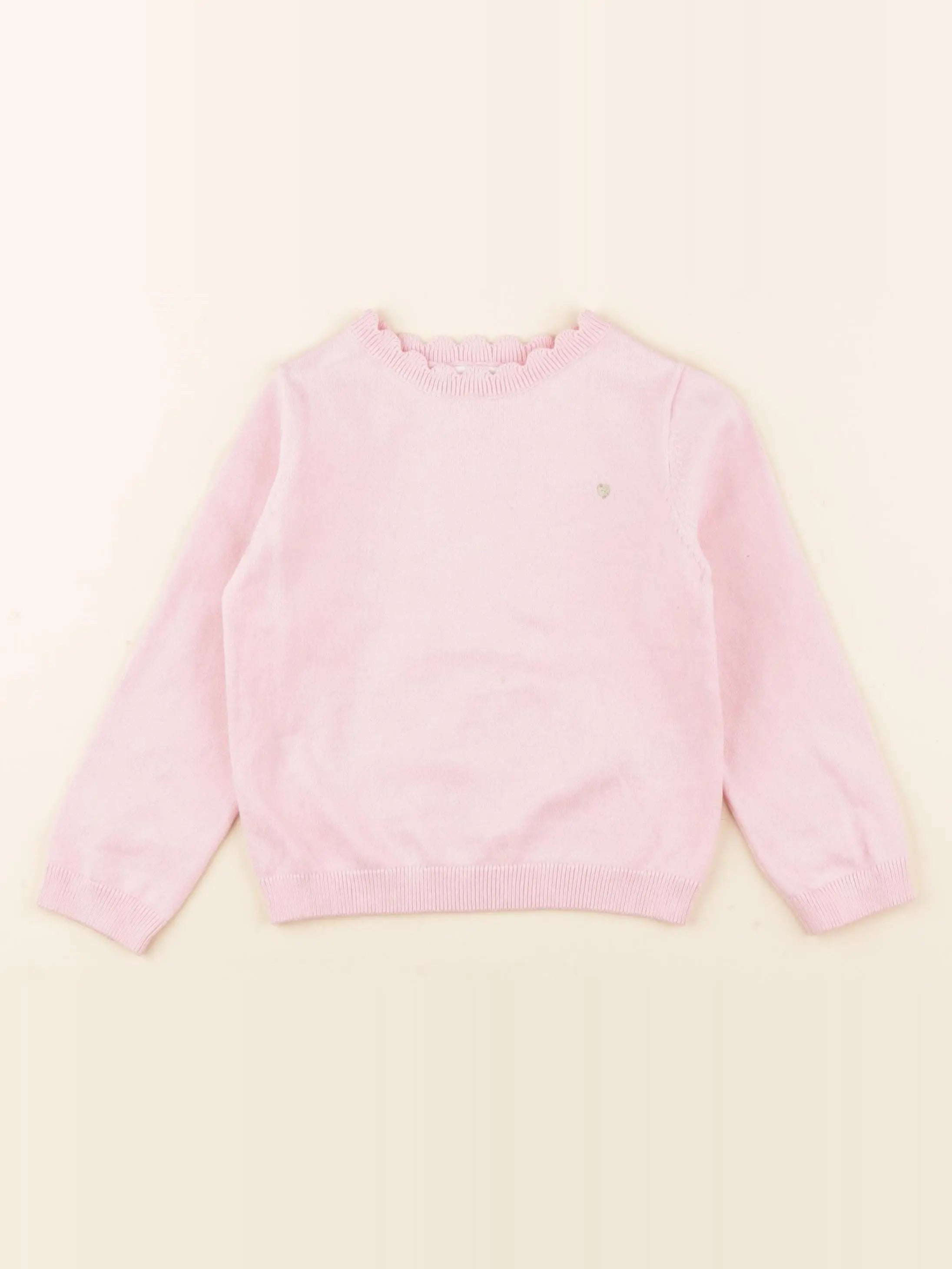 Vertbaudet - pull rose - 3 ans