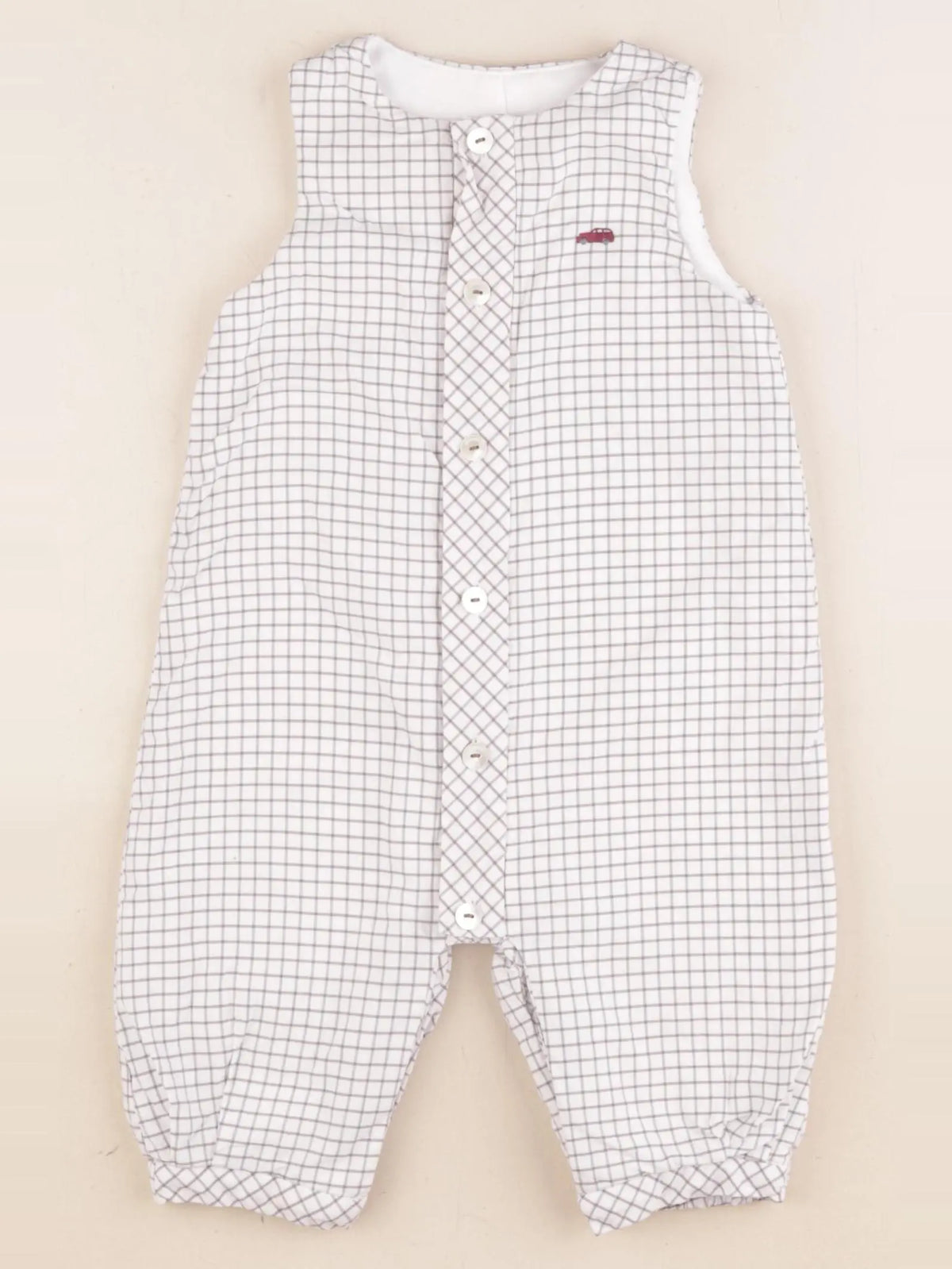 Jacadi - combinaison doublé gris - 6 mois
