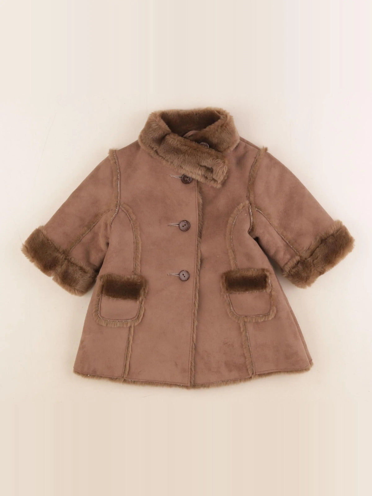 Jacadi - manteau marron - 6 mois