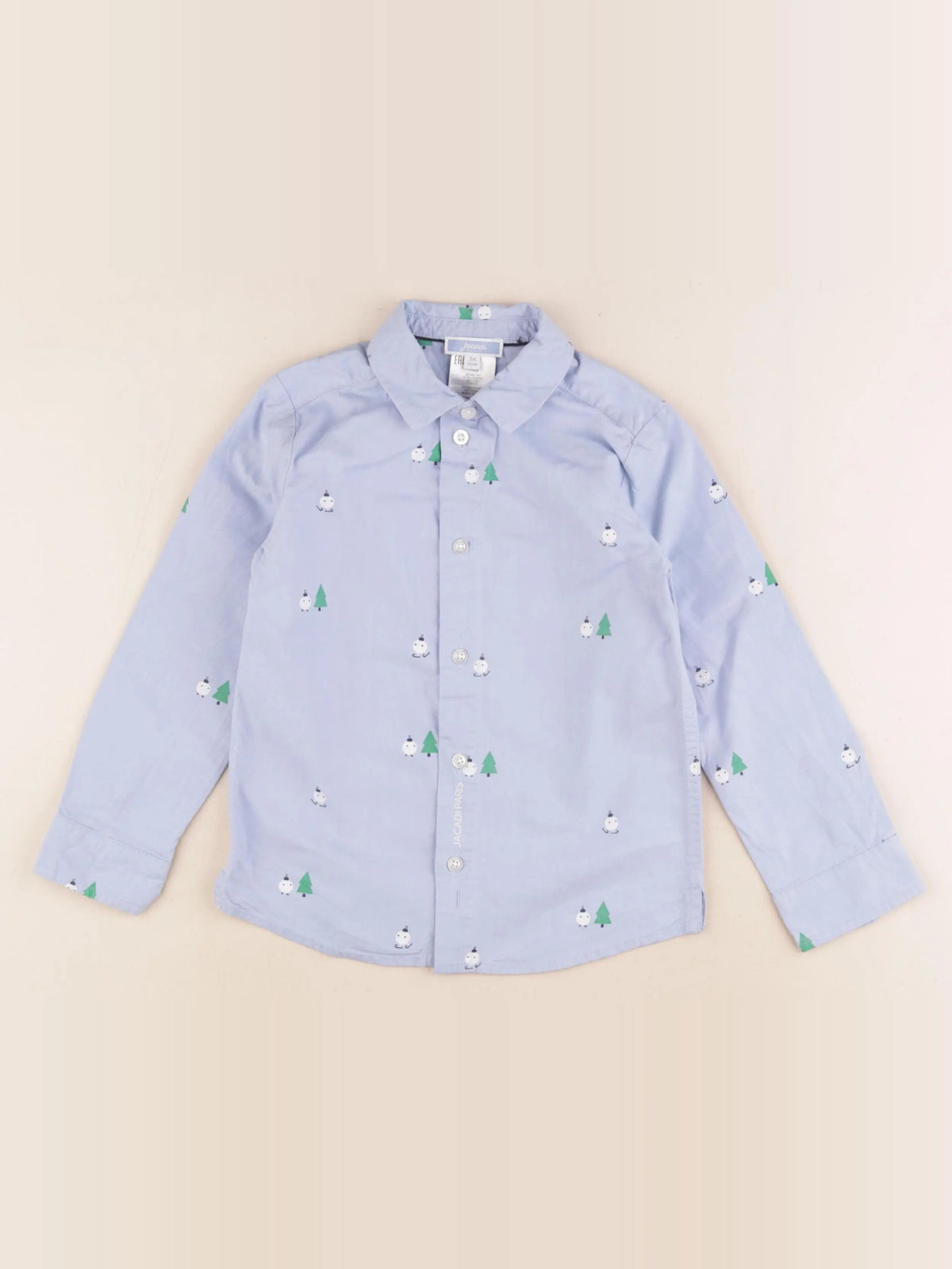 Jacadi - chemise bleu - 5 ans