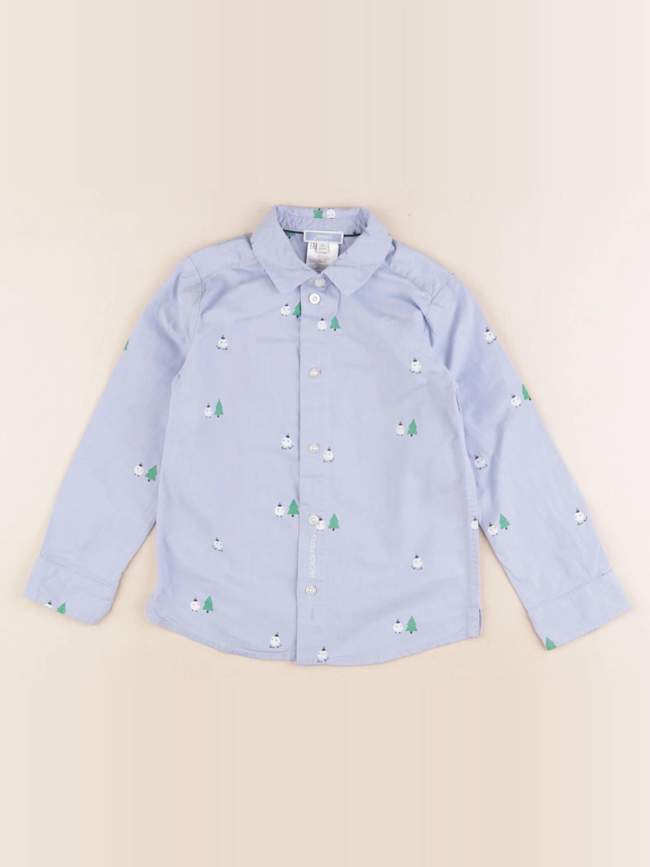 Jacadi - chemise bleu - 5 ans