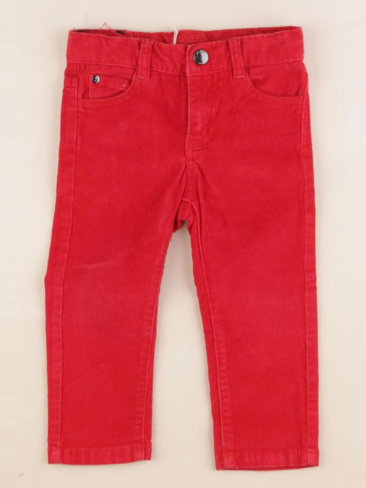 Jacadi - pantalon rouge - 18 mois