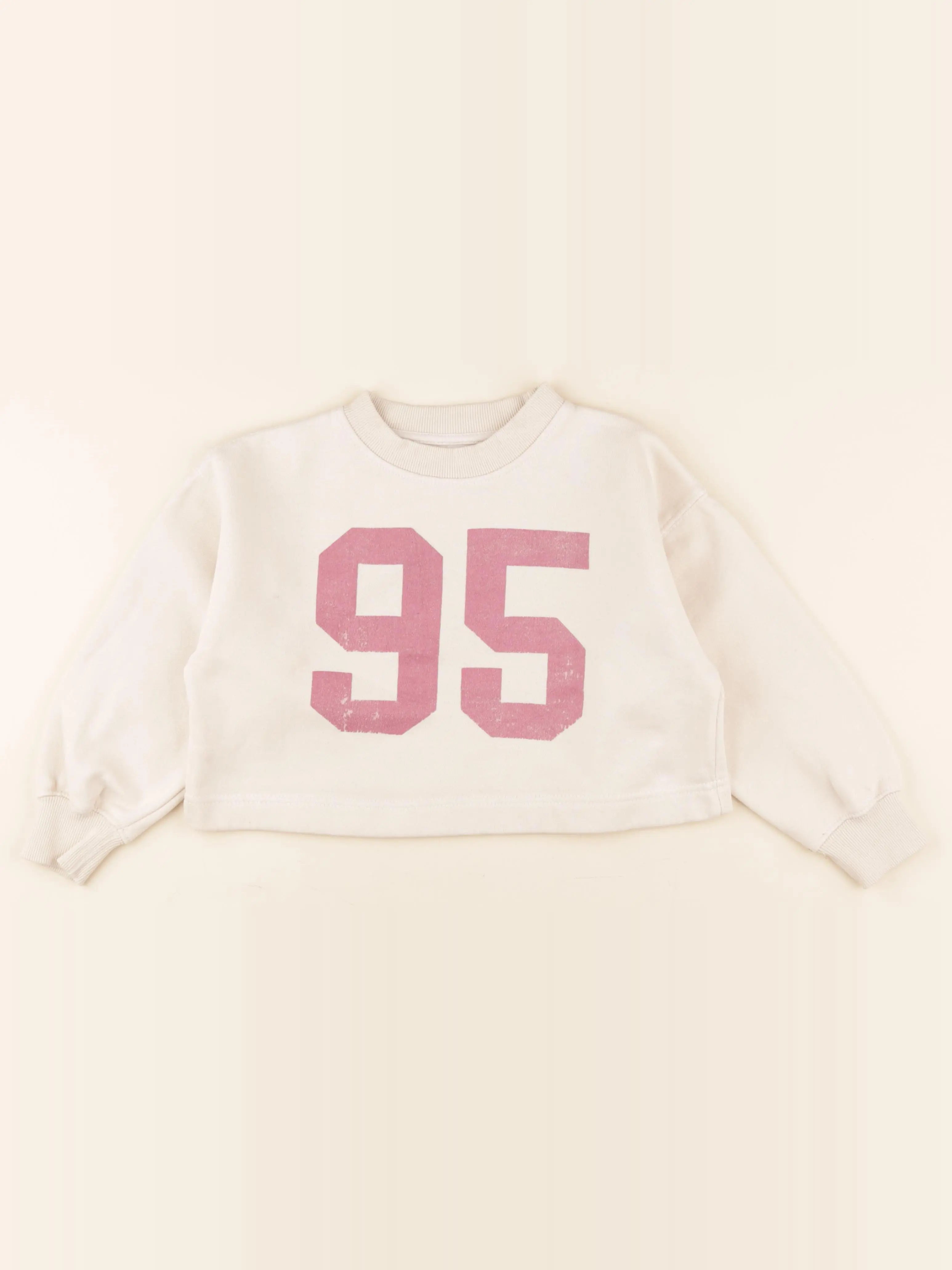 Zara - sweat beige - 6/7 ans