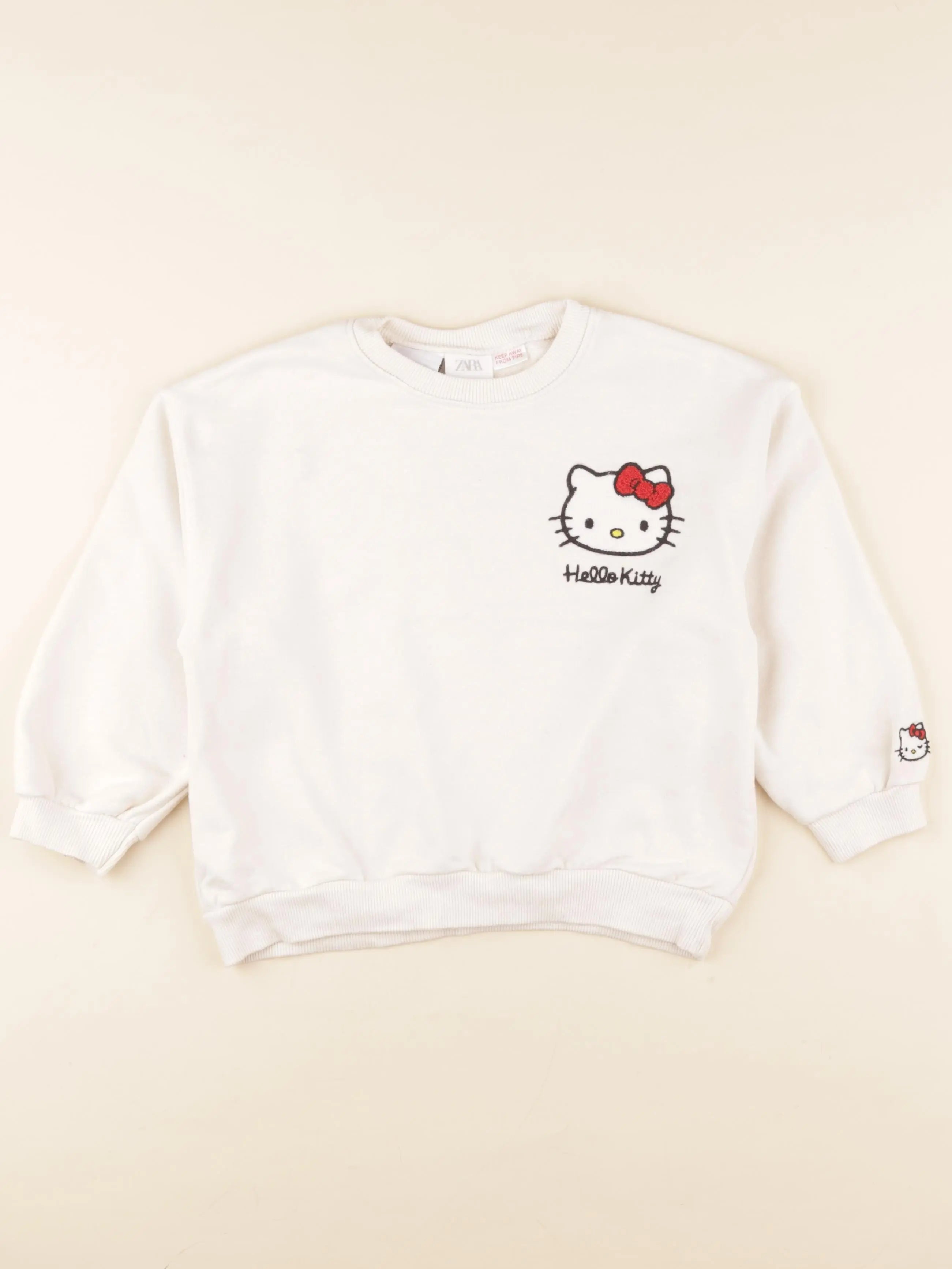 Zara - sweat beige - 6 ans