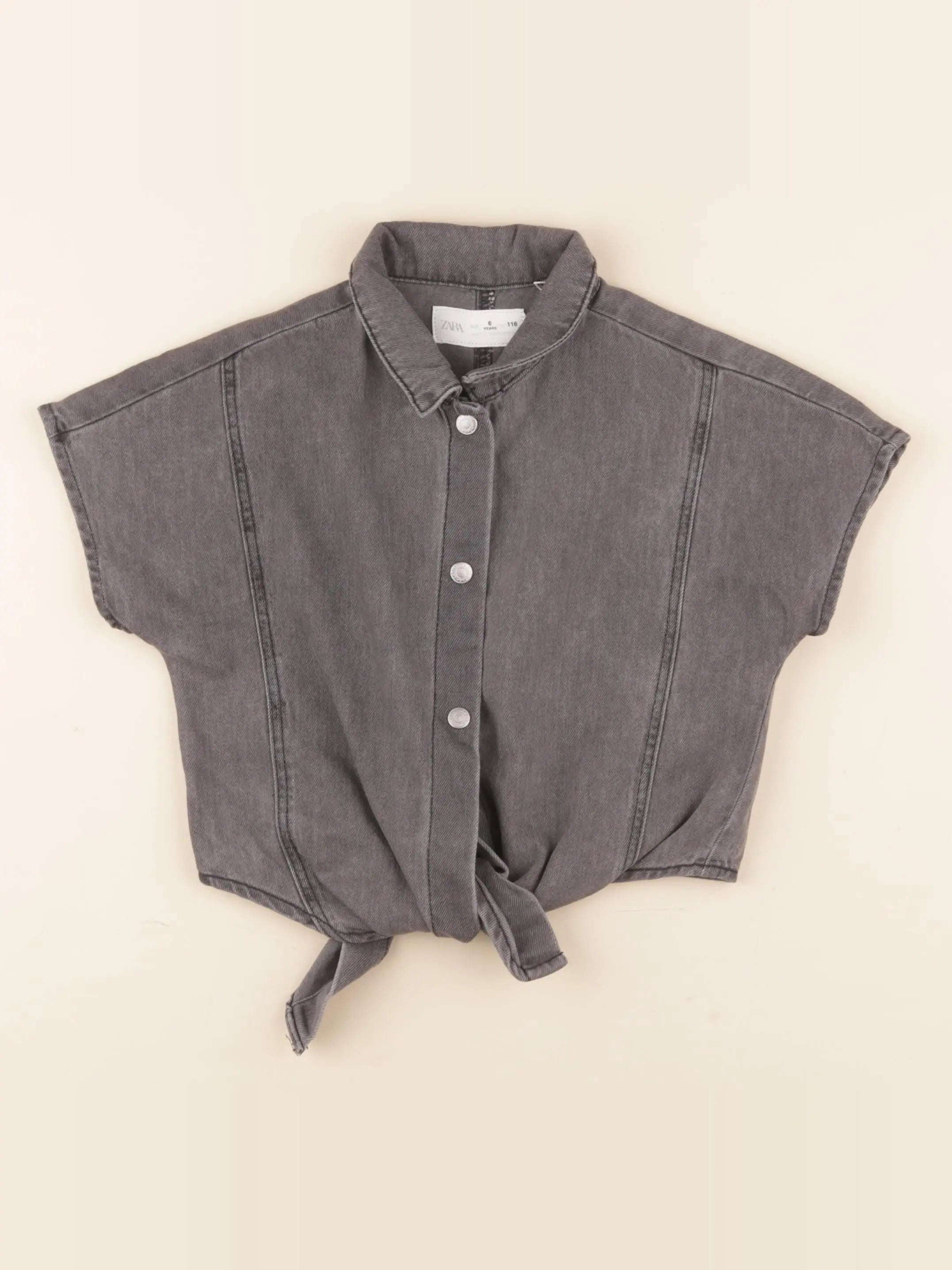 Zara - chemise gris - 6 ans