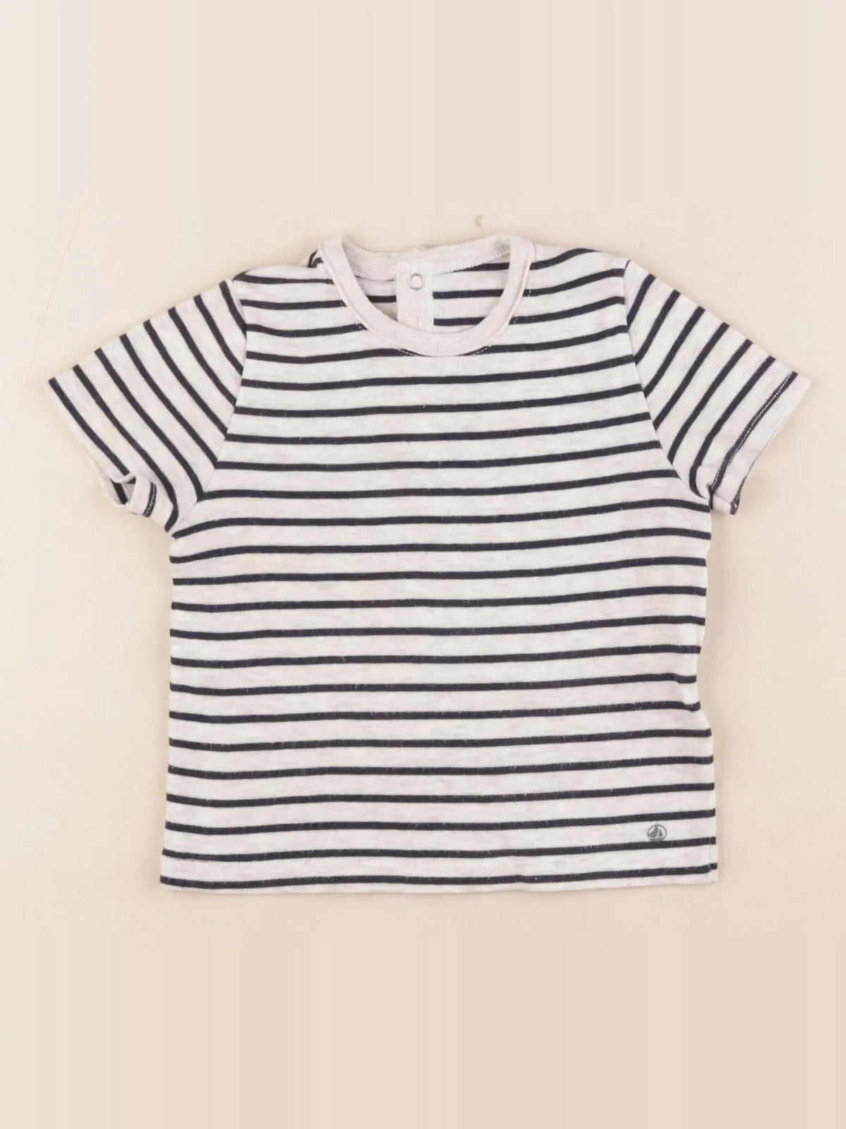 Petit Bateau - tee-shirt bleu - 18 mois